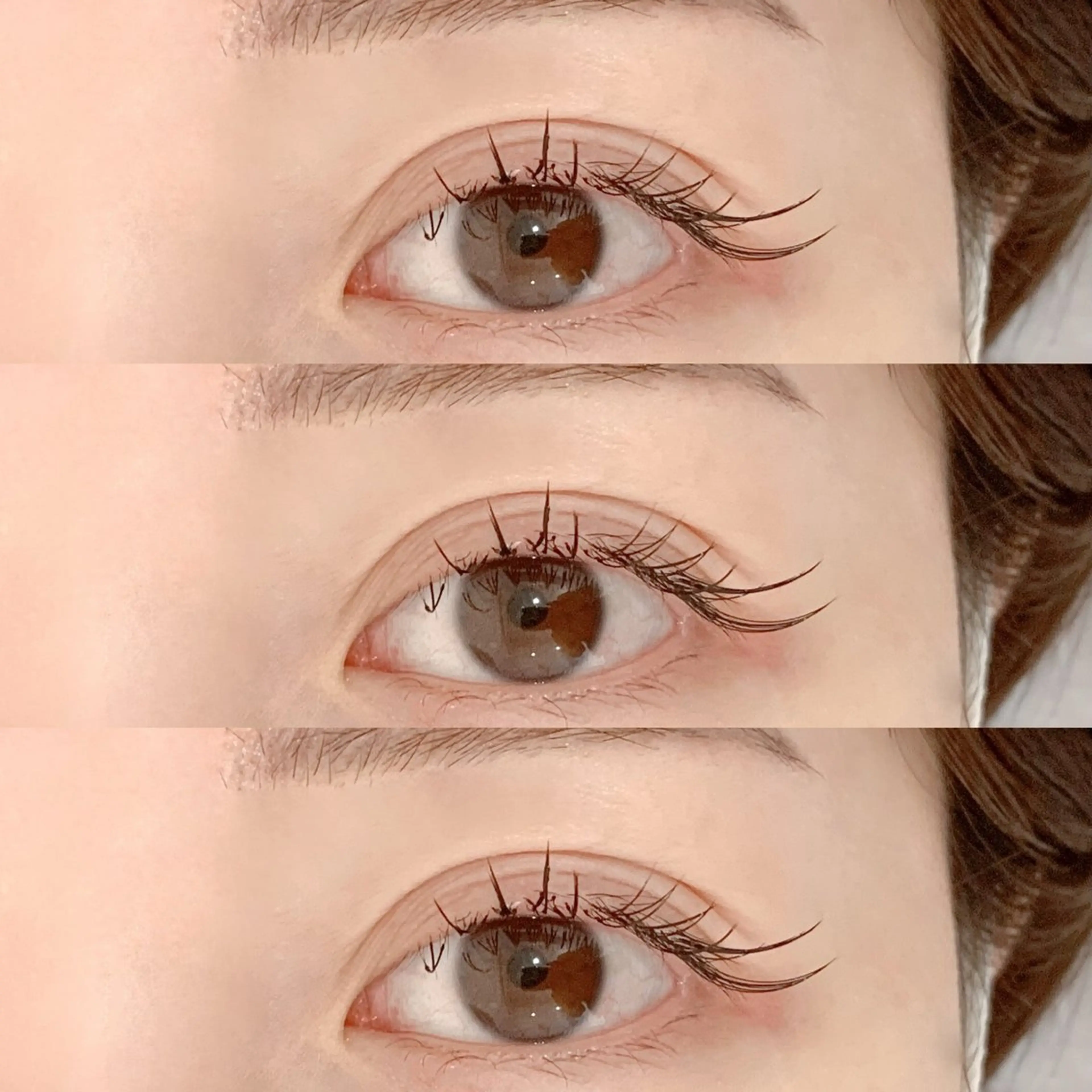 マツエク・マツパ フラットラッシュ 目尻長め MEME🐰 上本町/谷九のマツエク・マツパデザイン