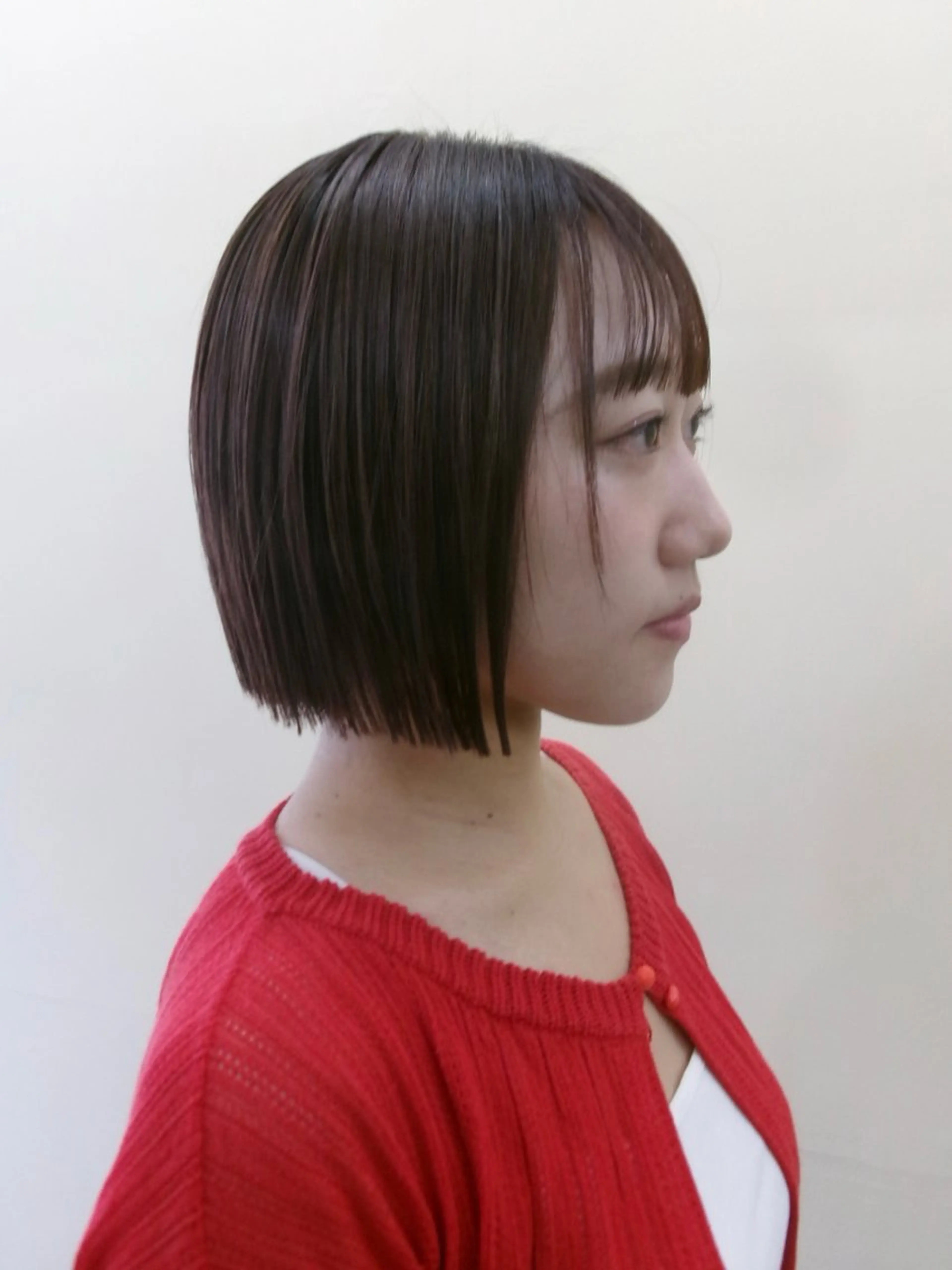 ショート ボブ カット ヘアカラー レイヤー/ボブ/ 透明感カラー/ニワのヘアスタイル