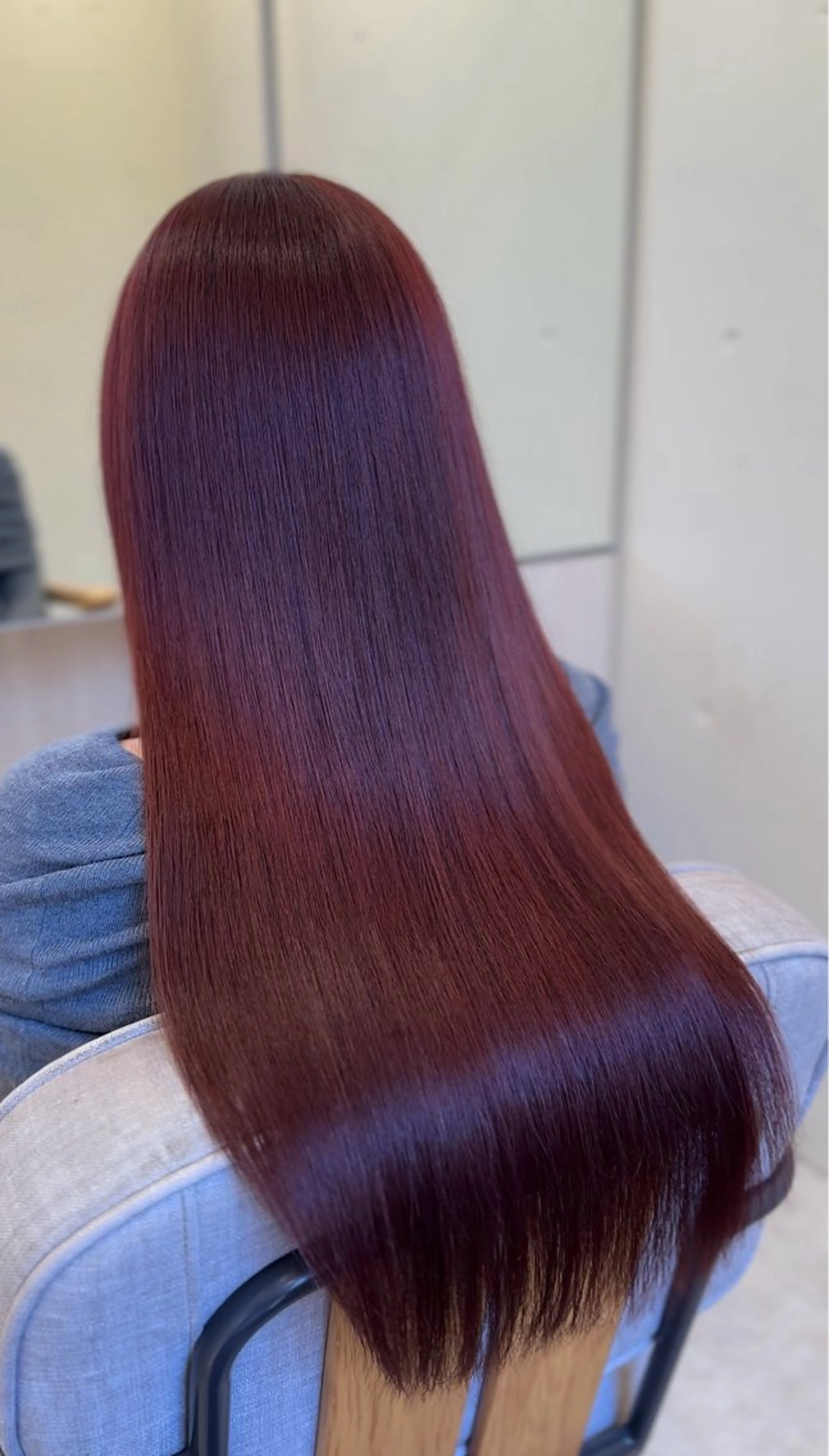 ロング GO TODAYシェアサロン原宿Leap店所属・髪質改善 レイヤー ボブ Naoyaのヘアスタイル