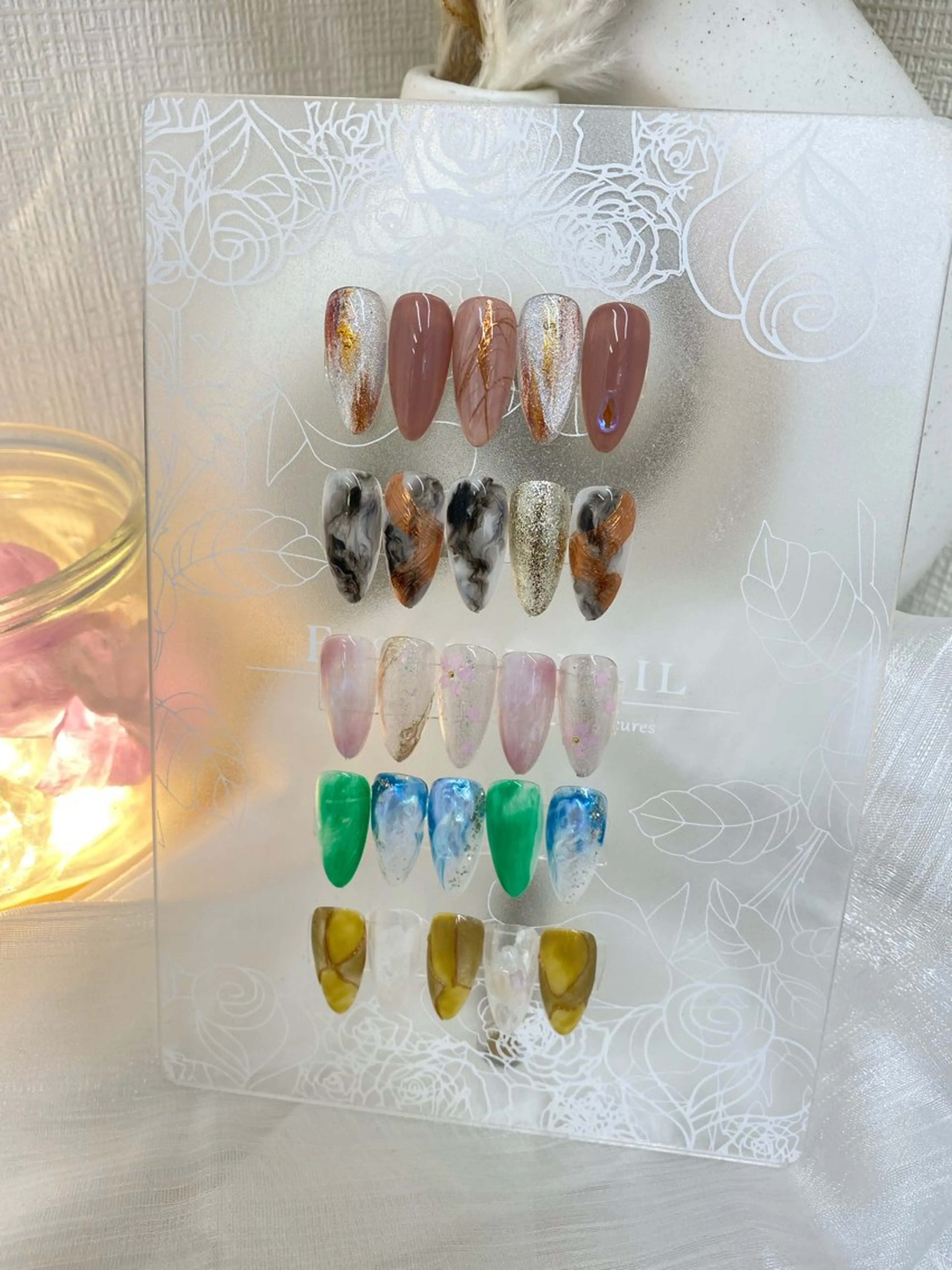 ネイル ハンドネイル AngelChris ビューティーサロン琳のネイルデザイン