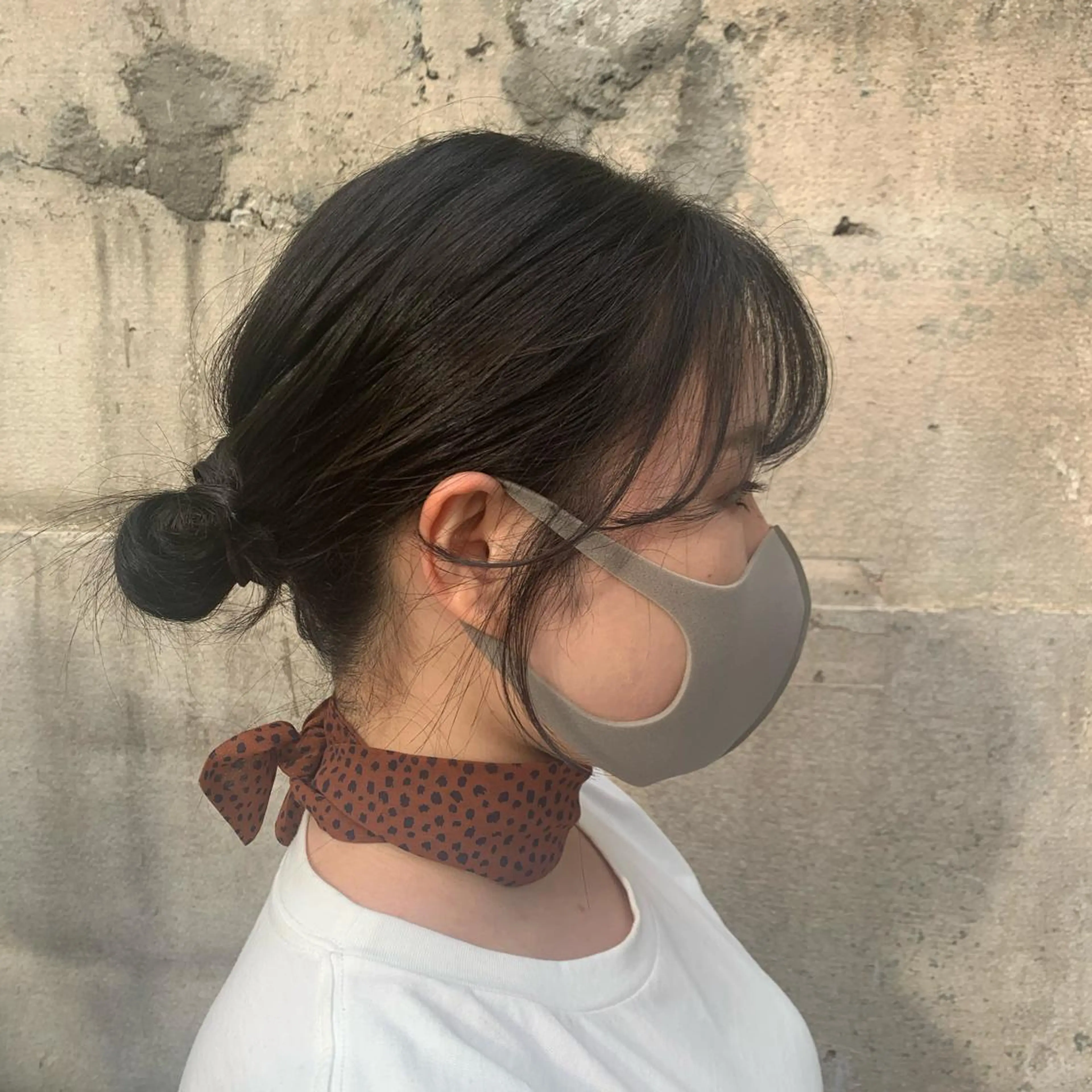 ミディアム カラー ヘアアレンジ ベージュカラー セピアベージュ 現地韓国ヘア🇰🇷 Chisaki치사키のヘアスタイル