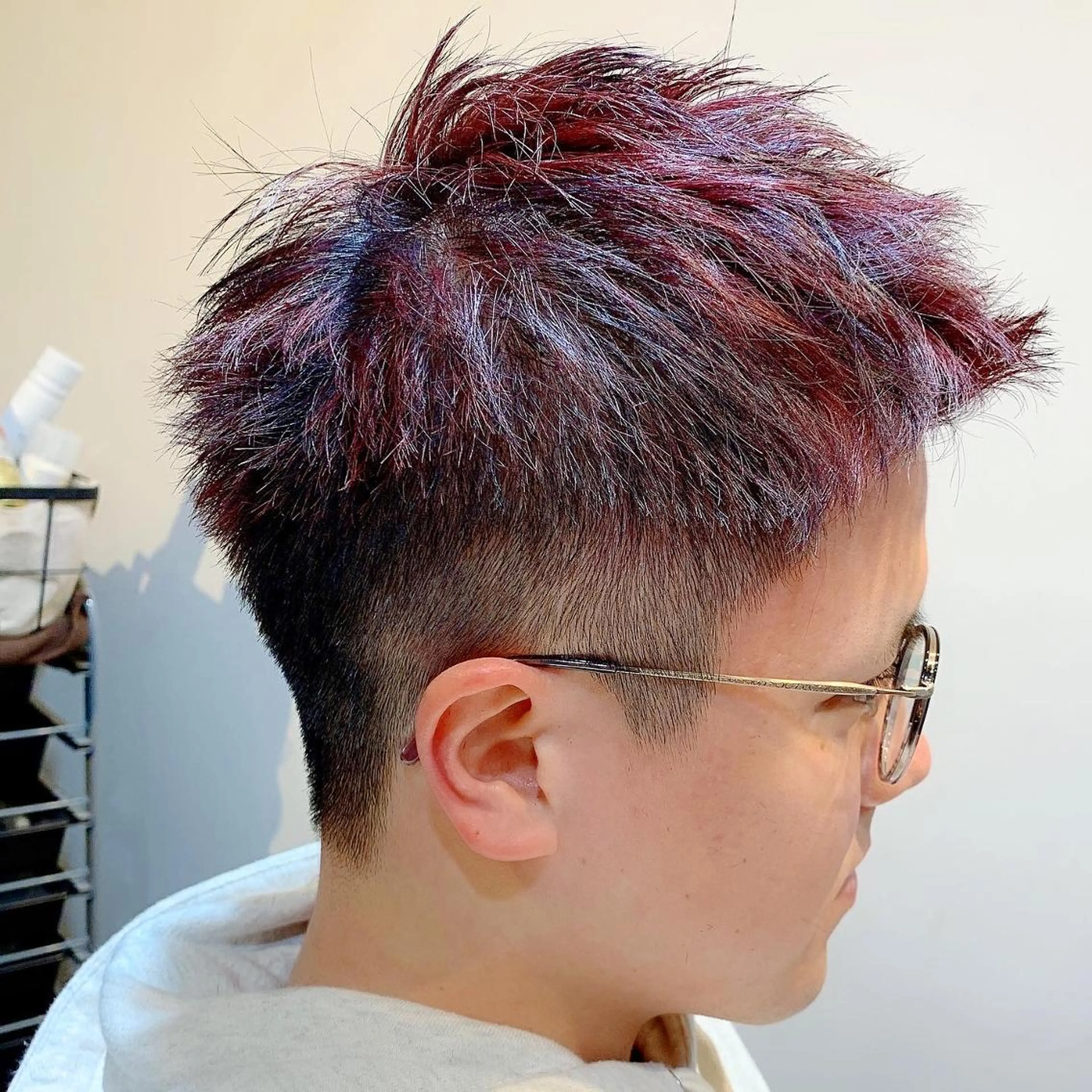 💇メンズカット＋全体カラーの写真