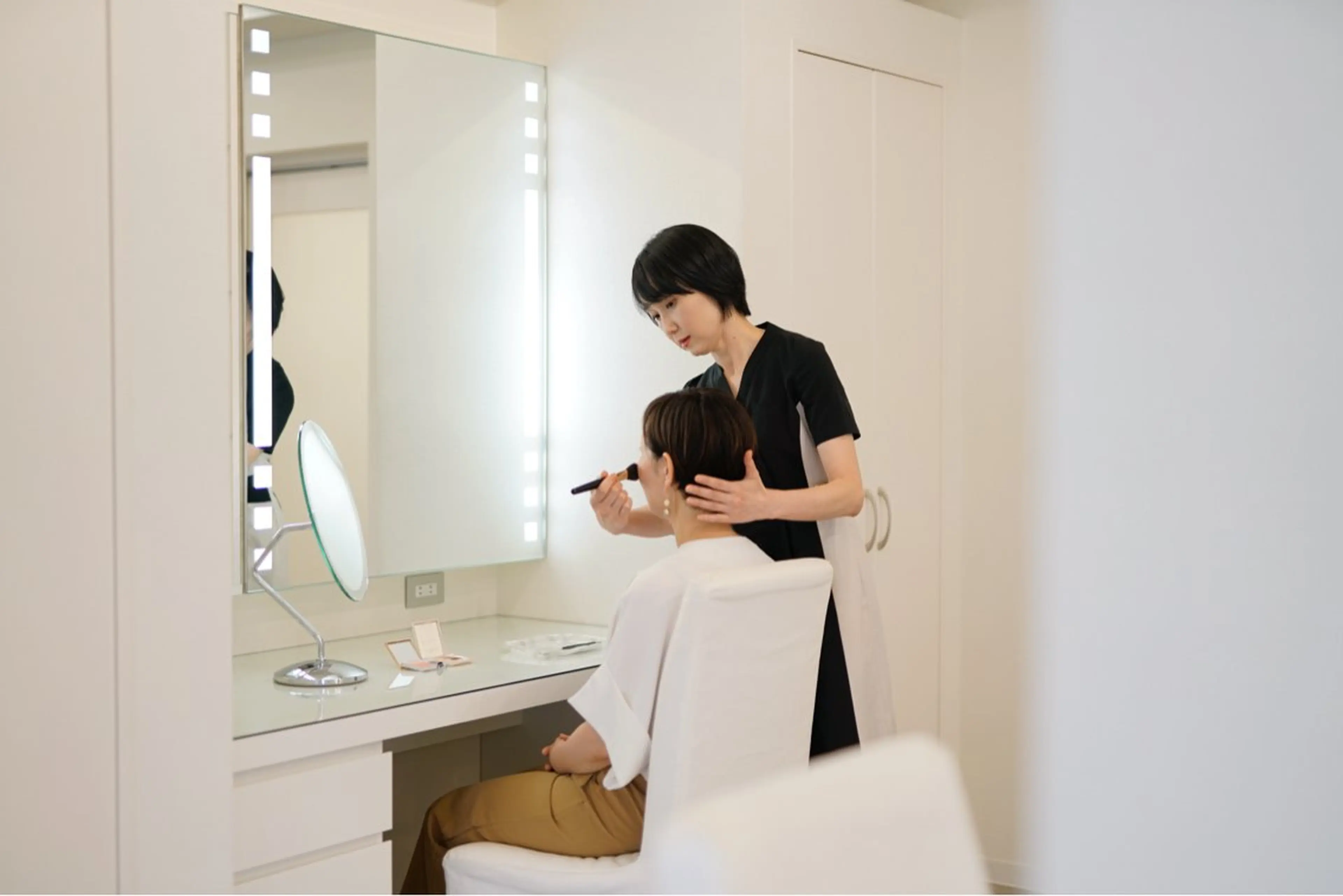 メイクレッスンの写真