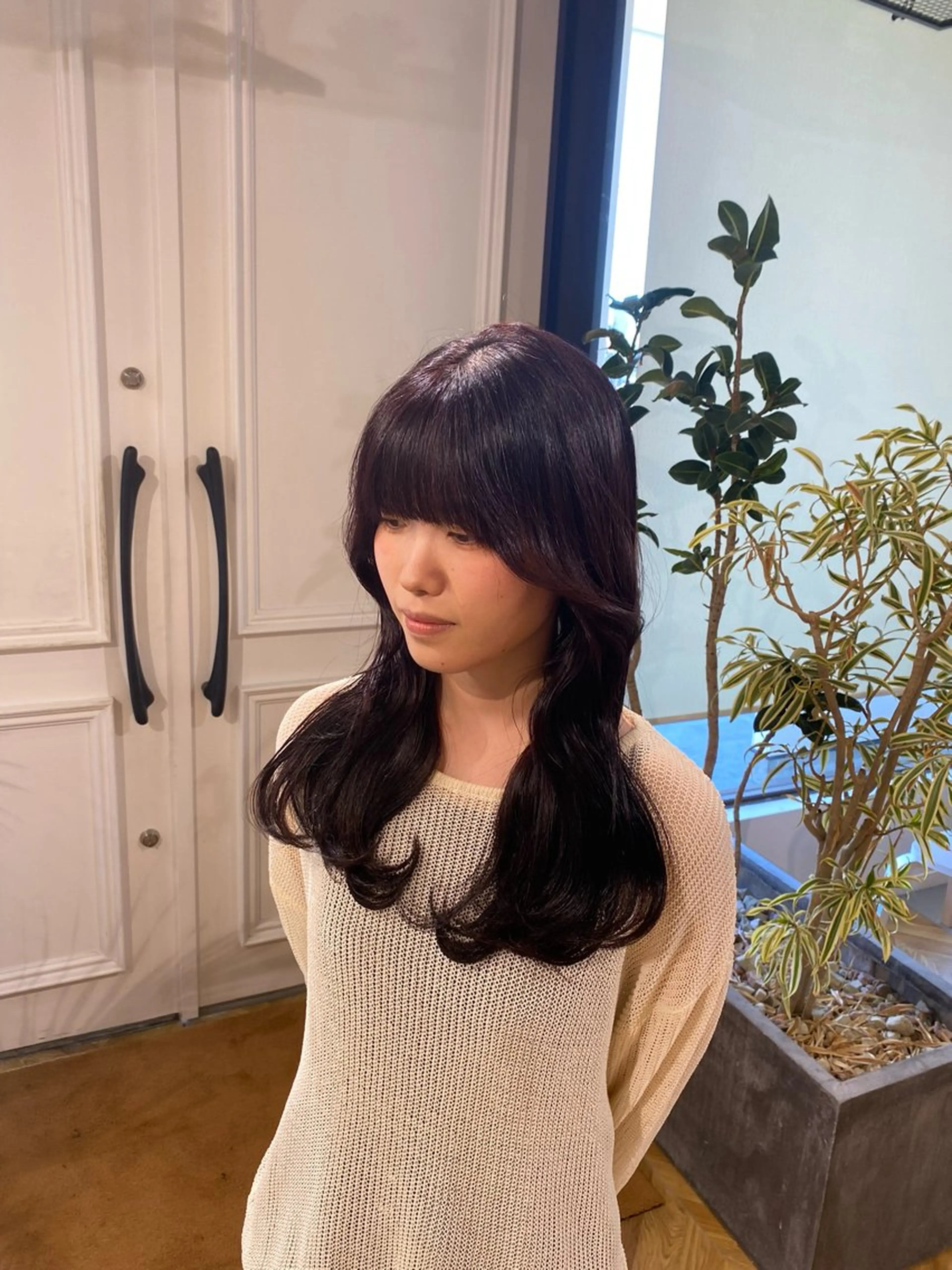 セミロング カラー yate'/ Wカラー/小出捷也のヘアスタイル