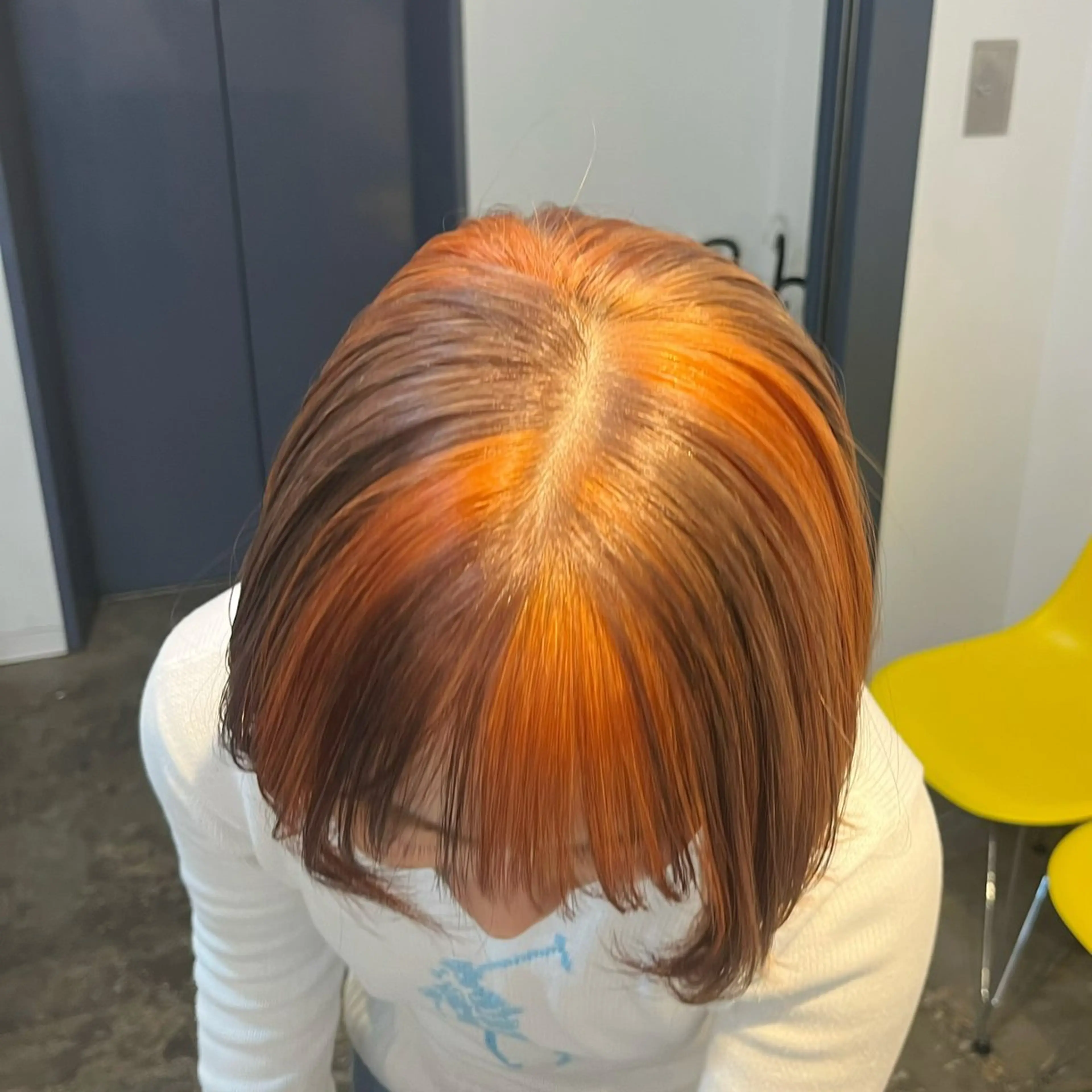 カラー ブリーチ/ハイトーン ボブ🐥HIYORIのヘアスタイル