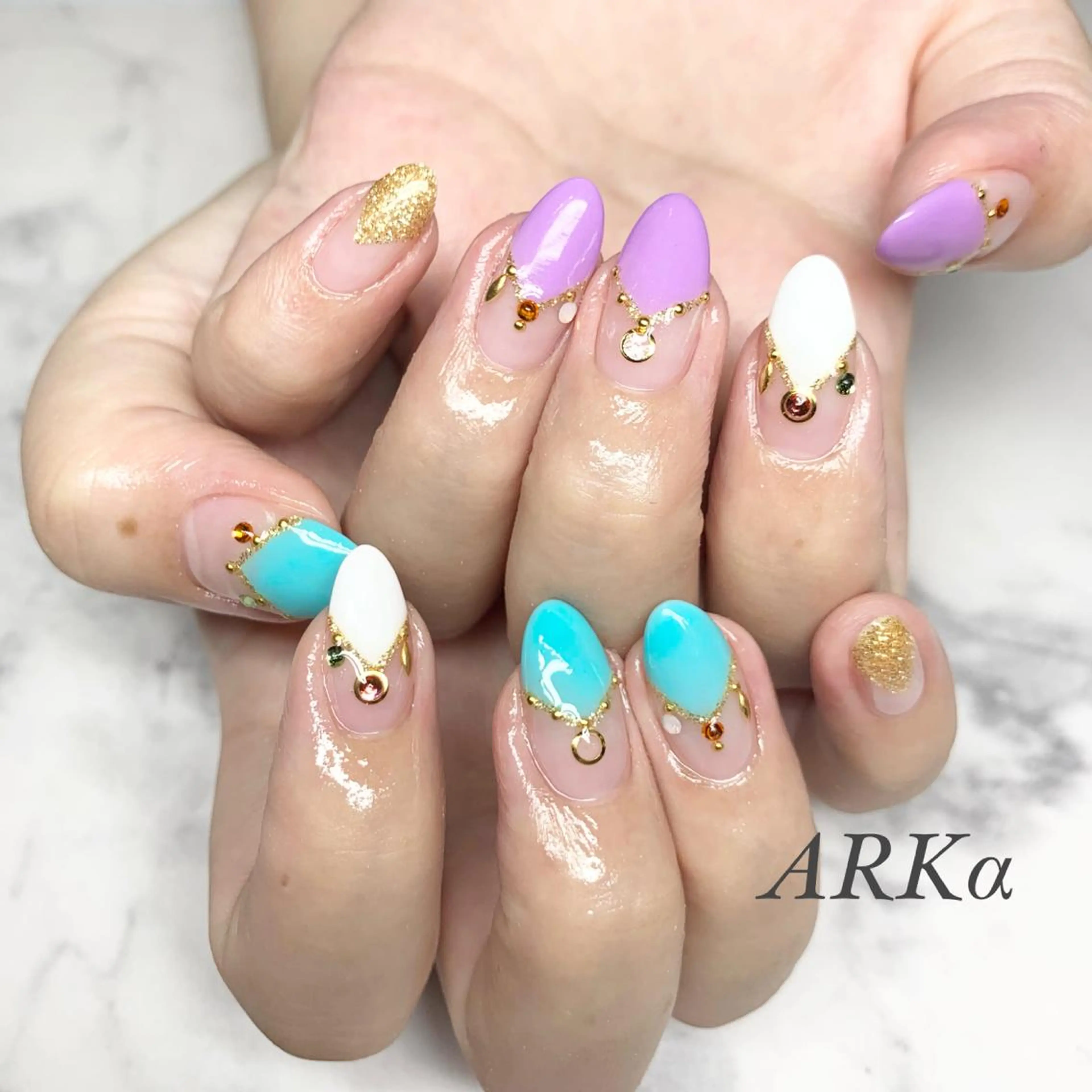 ネイル ハンドネイル Nailsalon ARKαのネイルデザイン