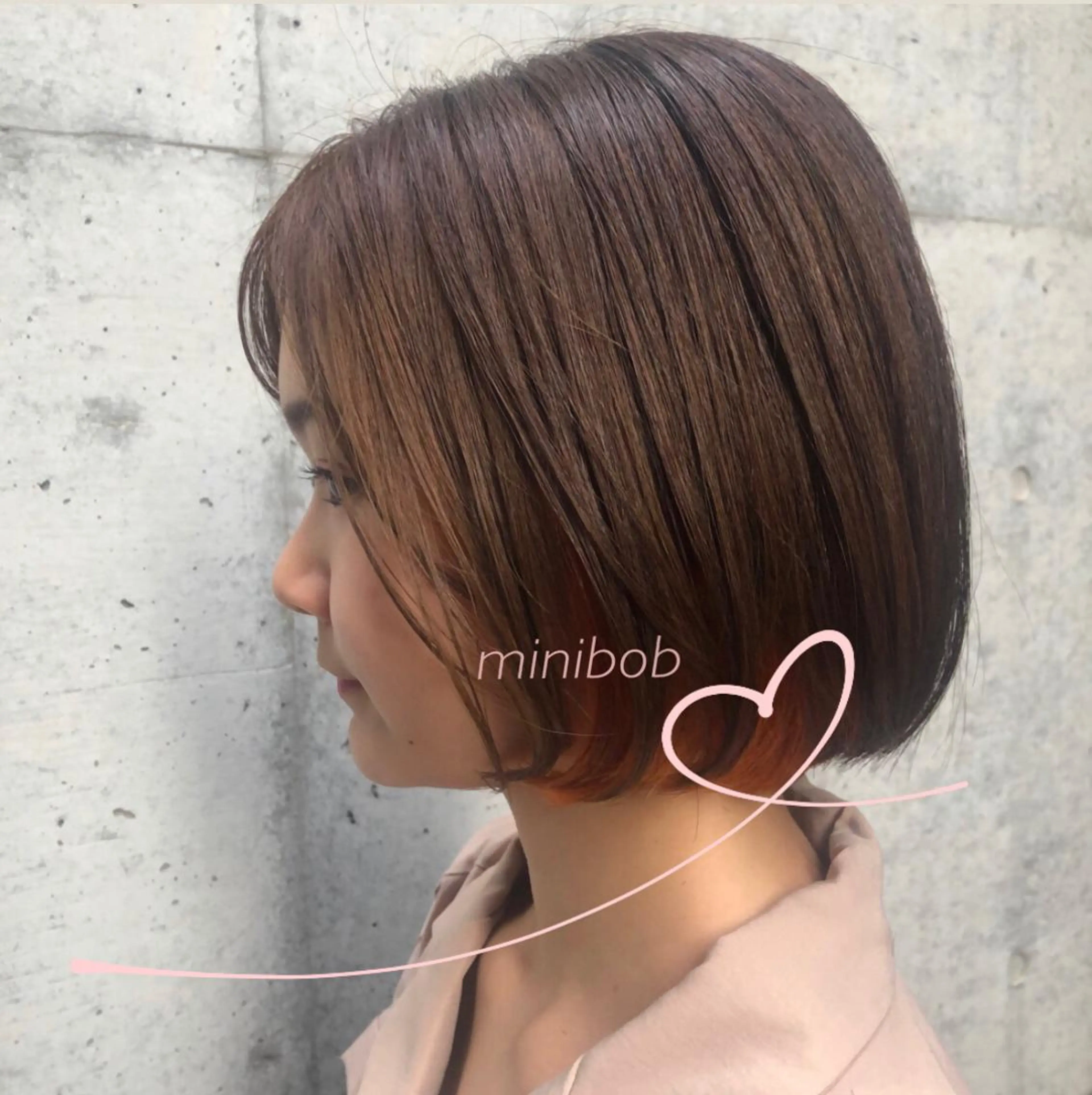 ショート カラー パーマ ヘアアレンジ apish aoyama所属・武 愛子の眉毛・アイブロウイメージ