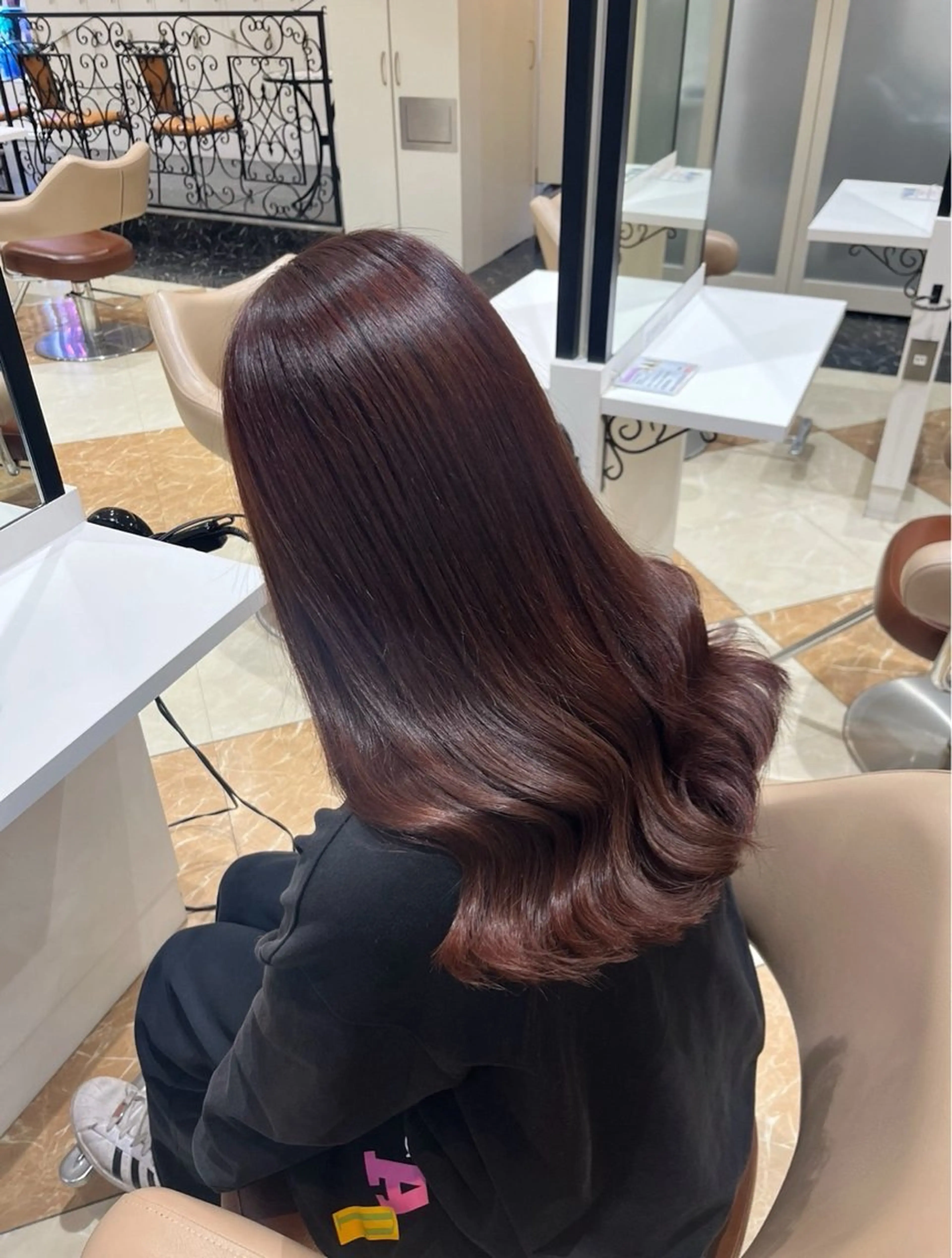 セミロング カラー カット ヘアカラー トリートメント 髪質改善カラー/店長 宮内秀峰のヘアスタイル