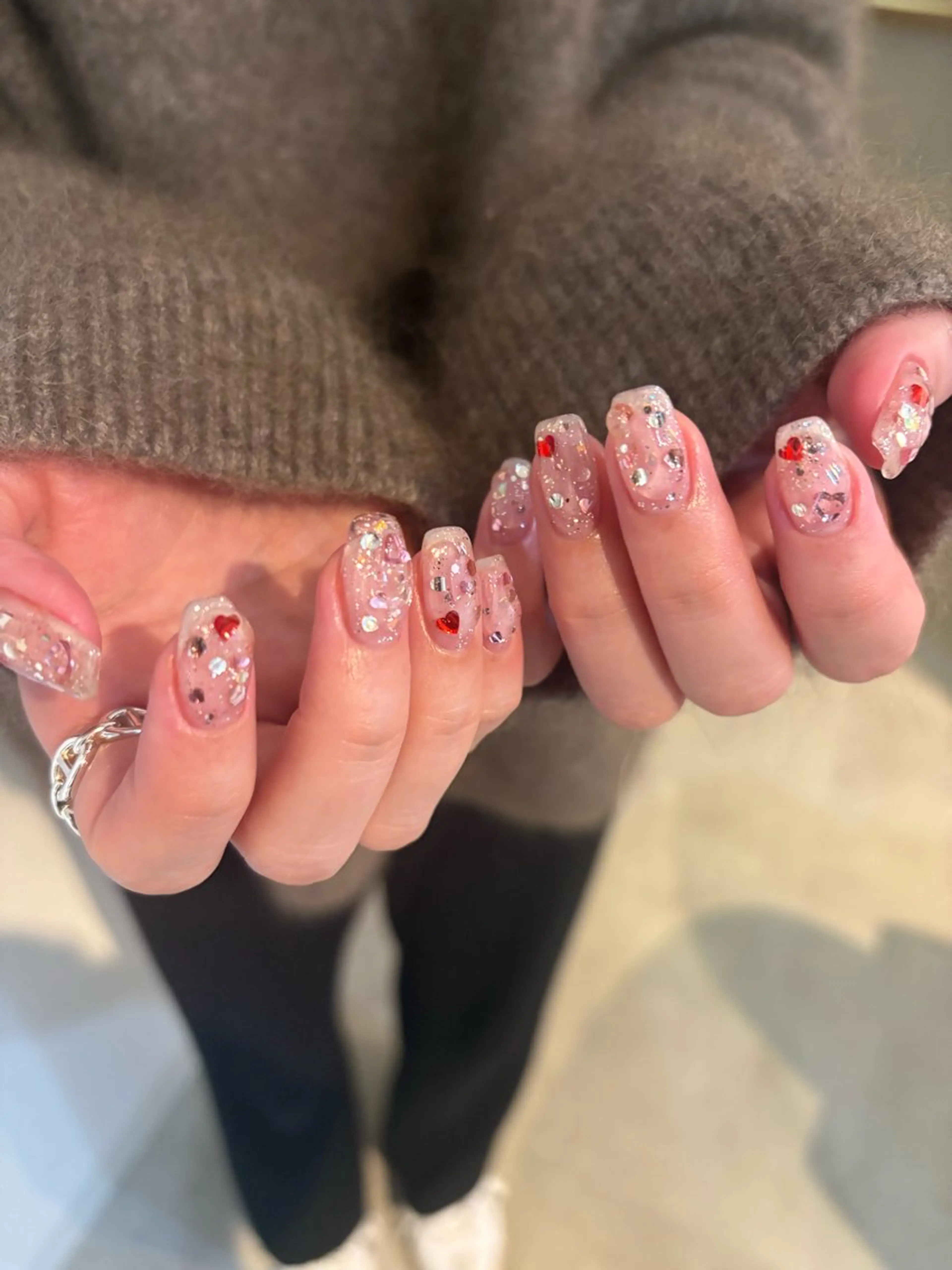 free design 爪に優しいpara gel使用✨ オフ込みの写真