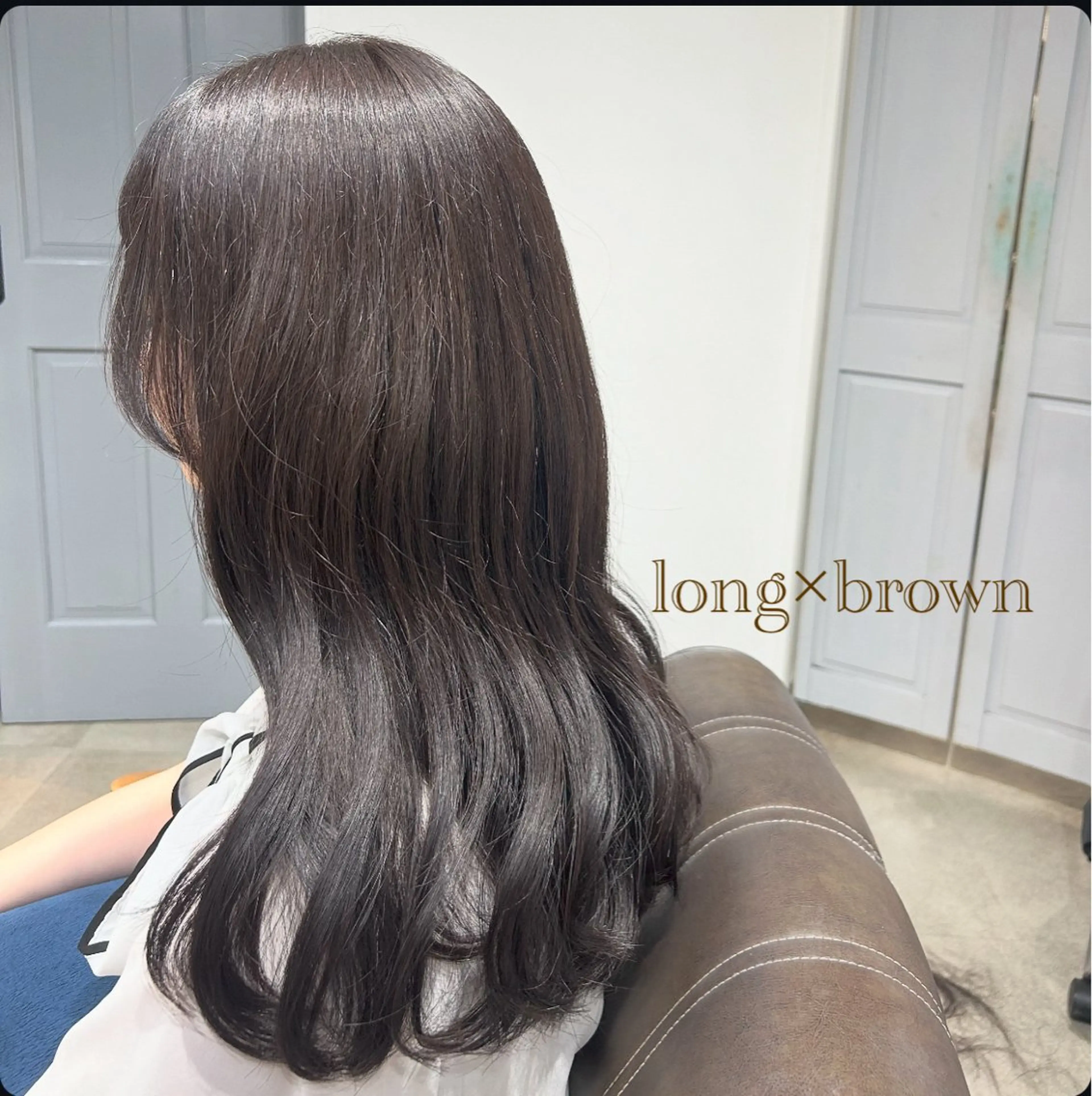 ロング カラー カット ヘアカラー トリートメント Eri 🌿透明感カラーのヘアスタイル