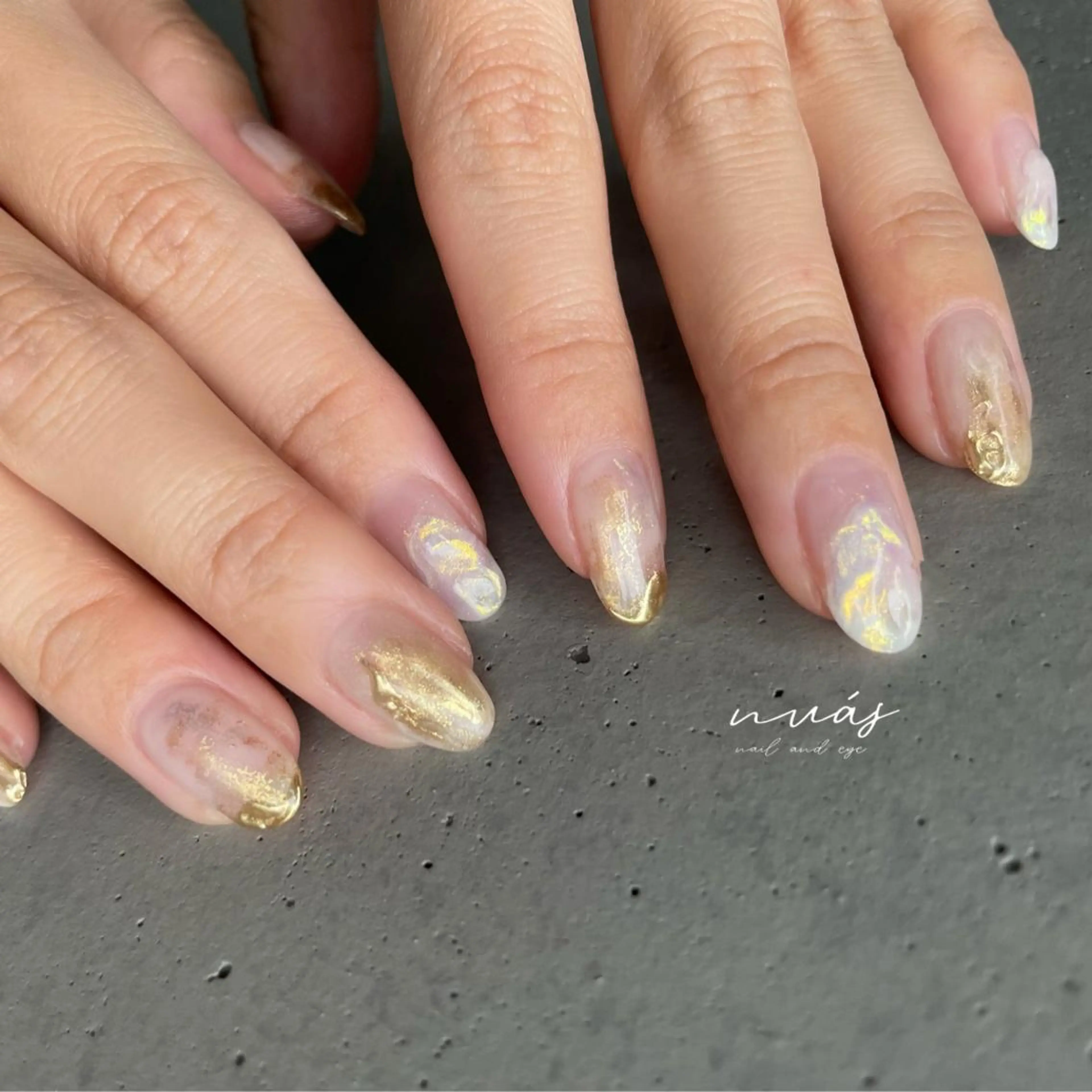 ネイル ハンドネイル nuás nail & eyeのネイルデザイン