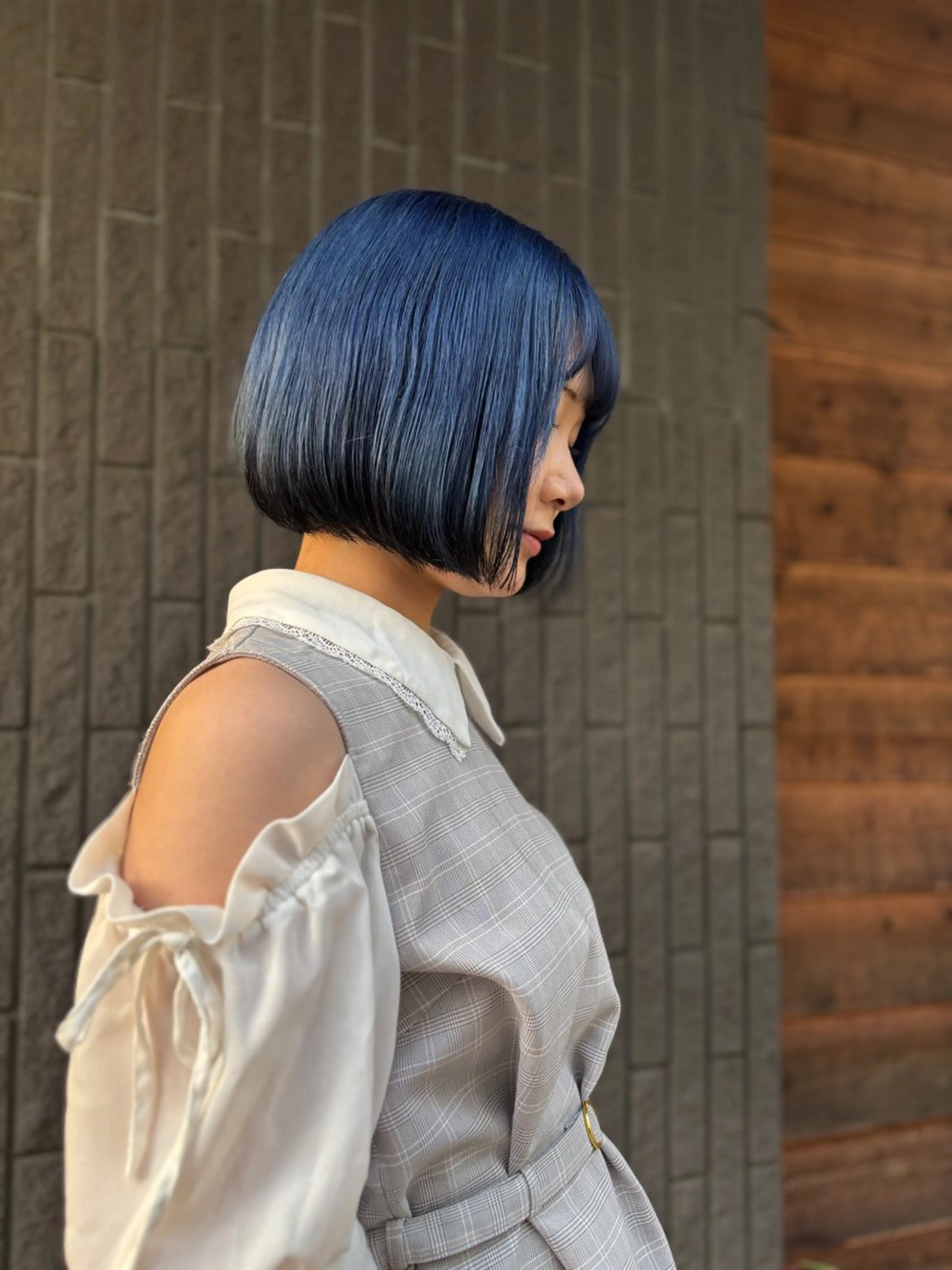 ミディアム カラー ヘアカラー 洛樹 /海外風ヘアー /フェード/パーマのヘアスタイル