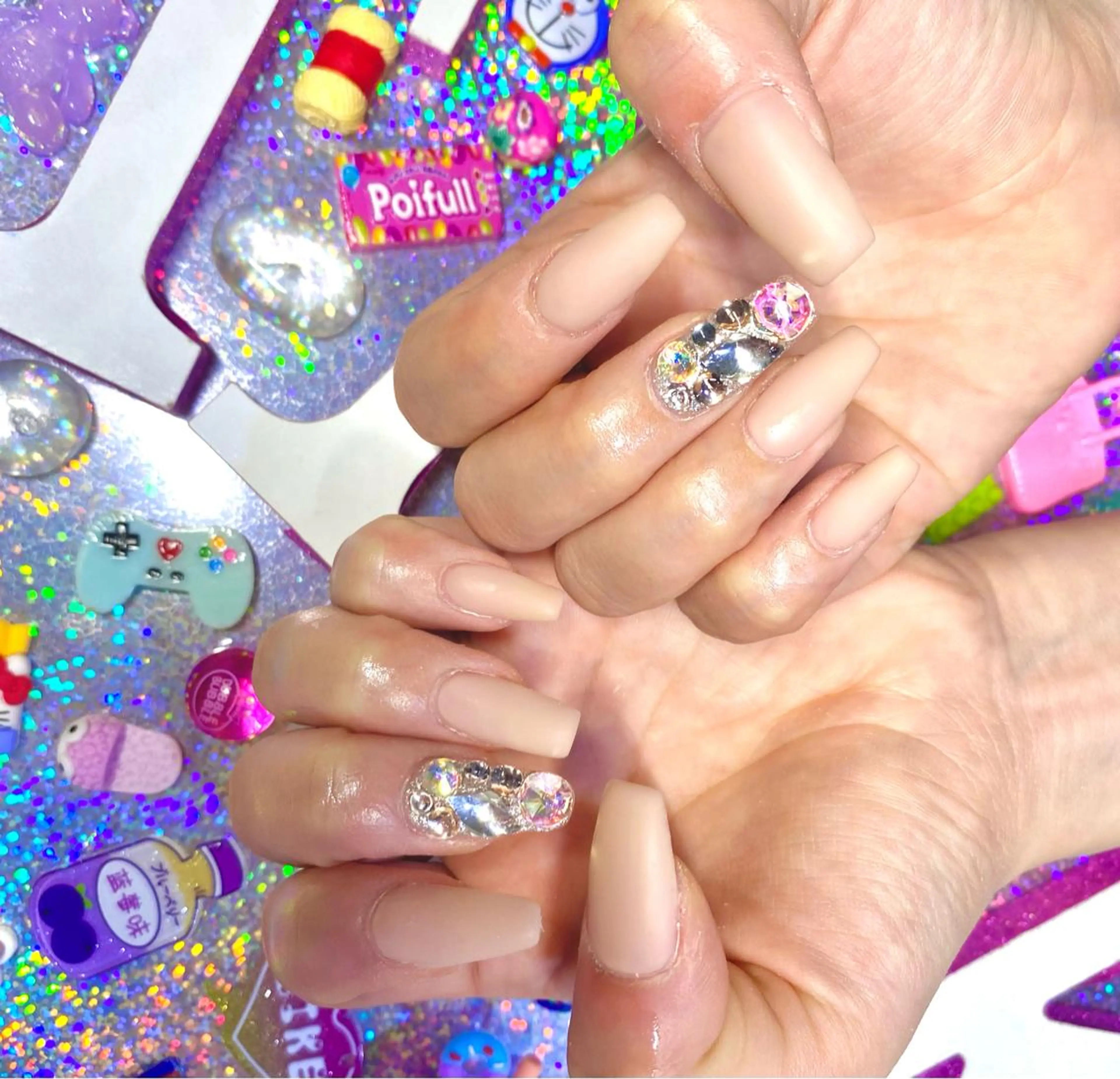 ネイル アートネイル クリアネイル ジェルネイル ニュアンスネイル オフィスネイル 8appy YUKITIN.Bのネイルデザイン