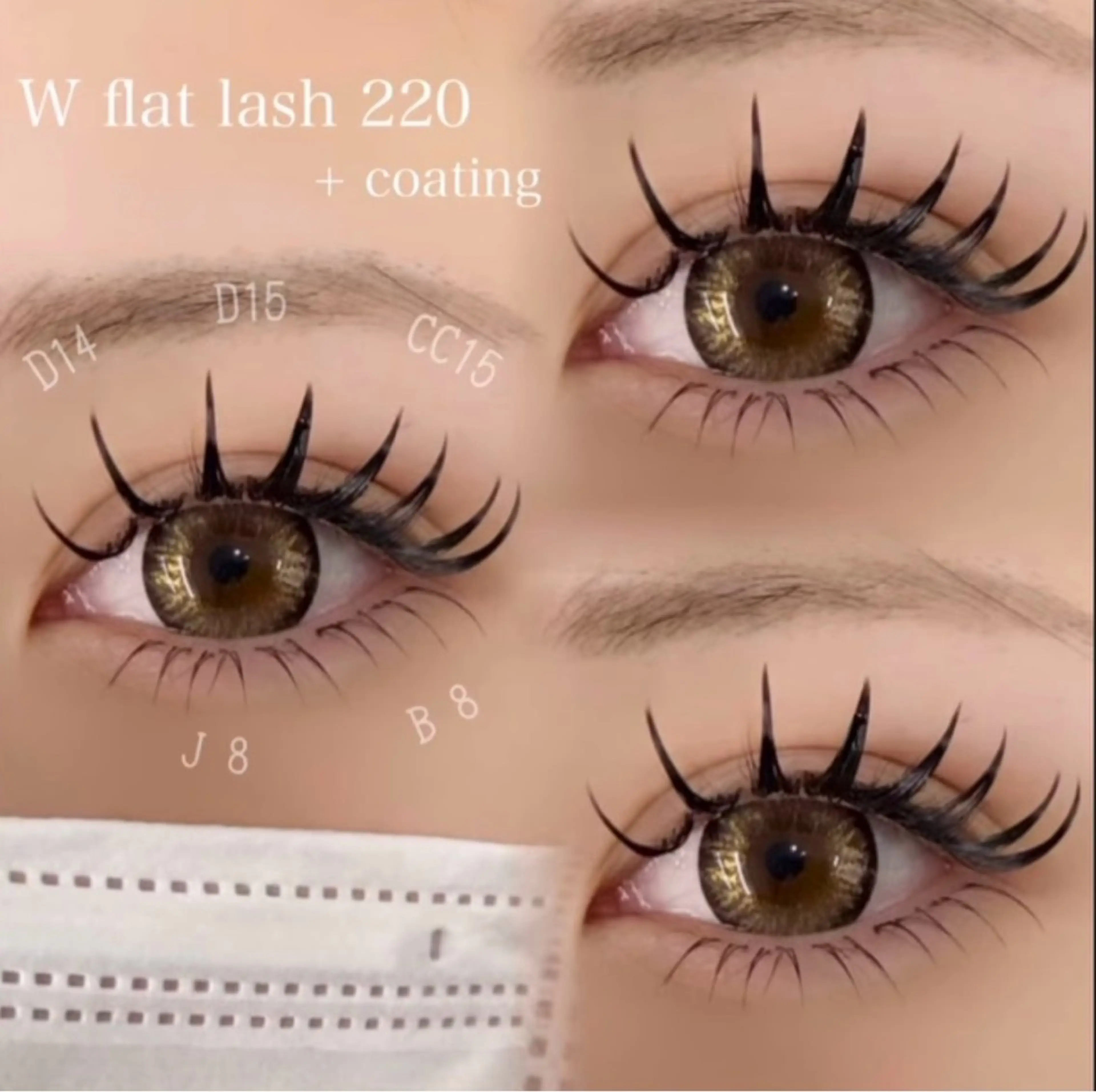 マツエク・マツパ limo/ulu Misaki 🌺のマツエク・マツパデザイン