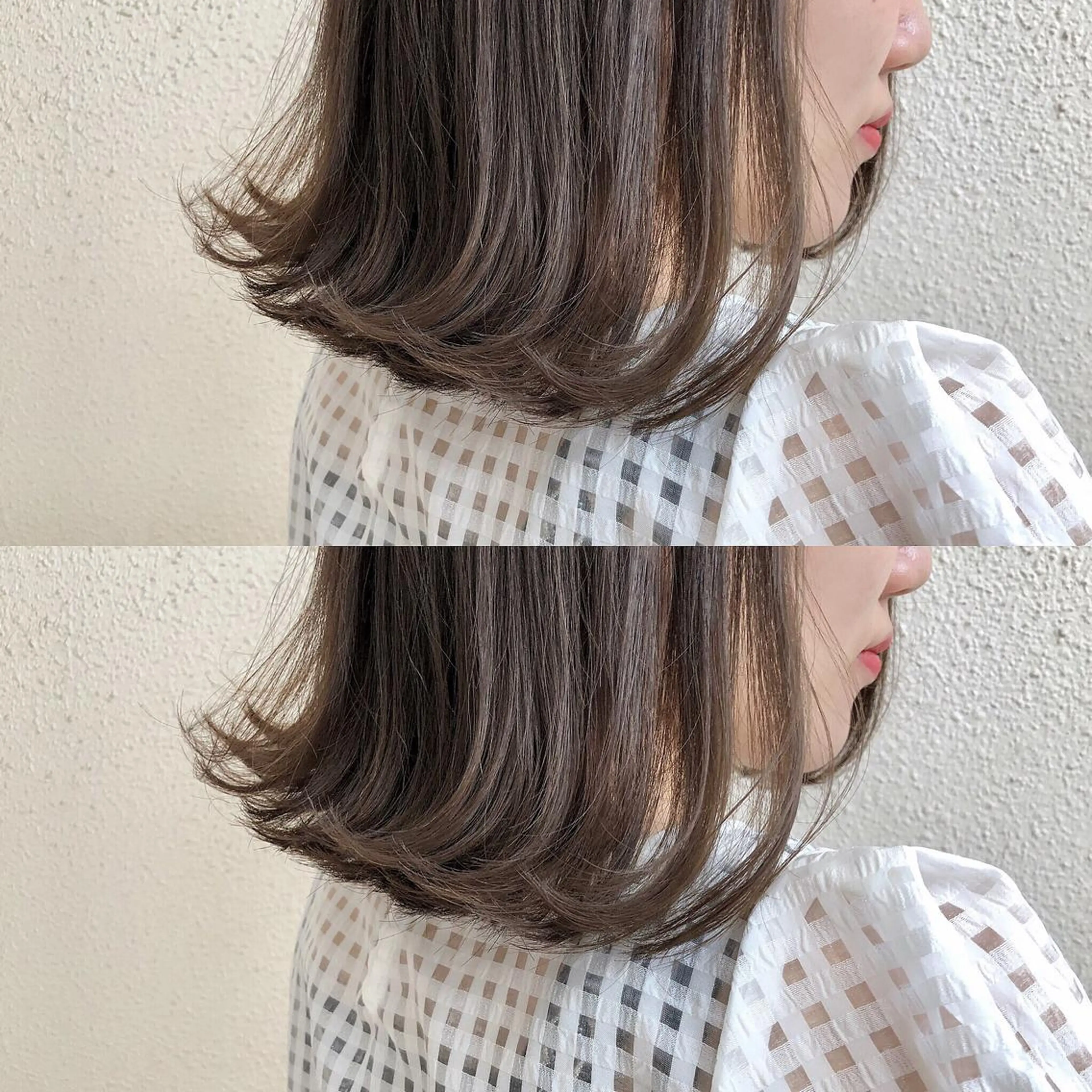 ショート カラー イルミナカラー カット ヘアカラー トリートメント ツキノキ ミナのヘアスタイル