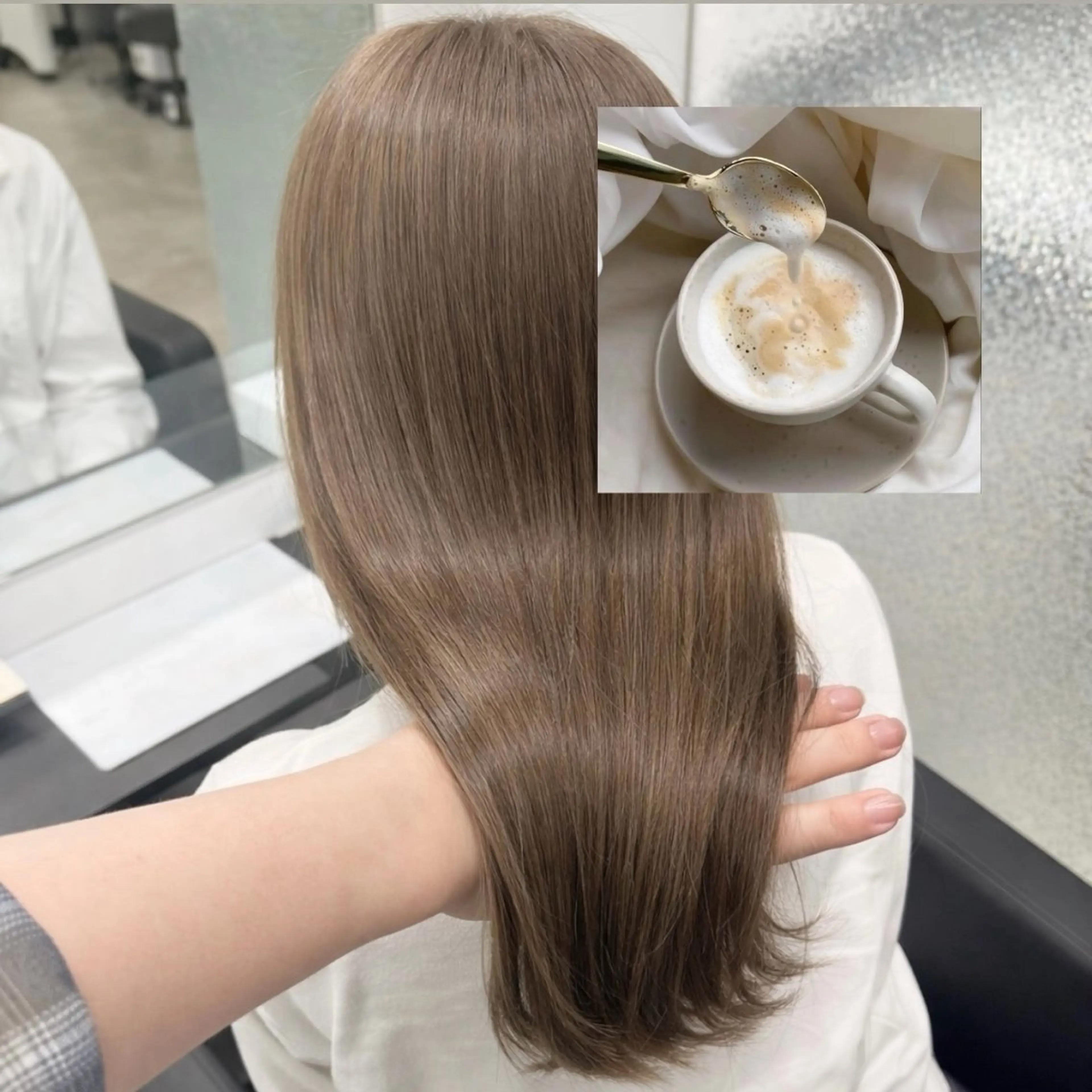 【人気No.3🥉】ブリーチなしダブルカラー+トリートメントの写真