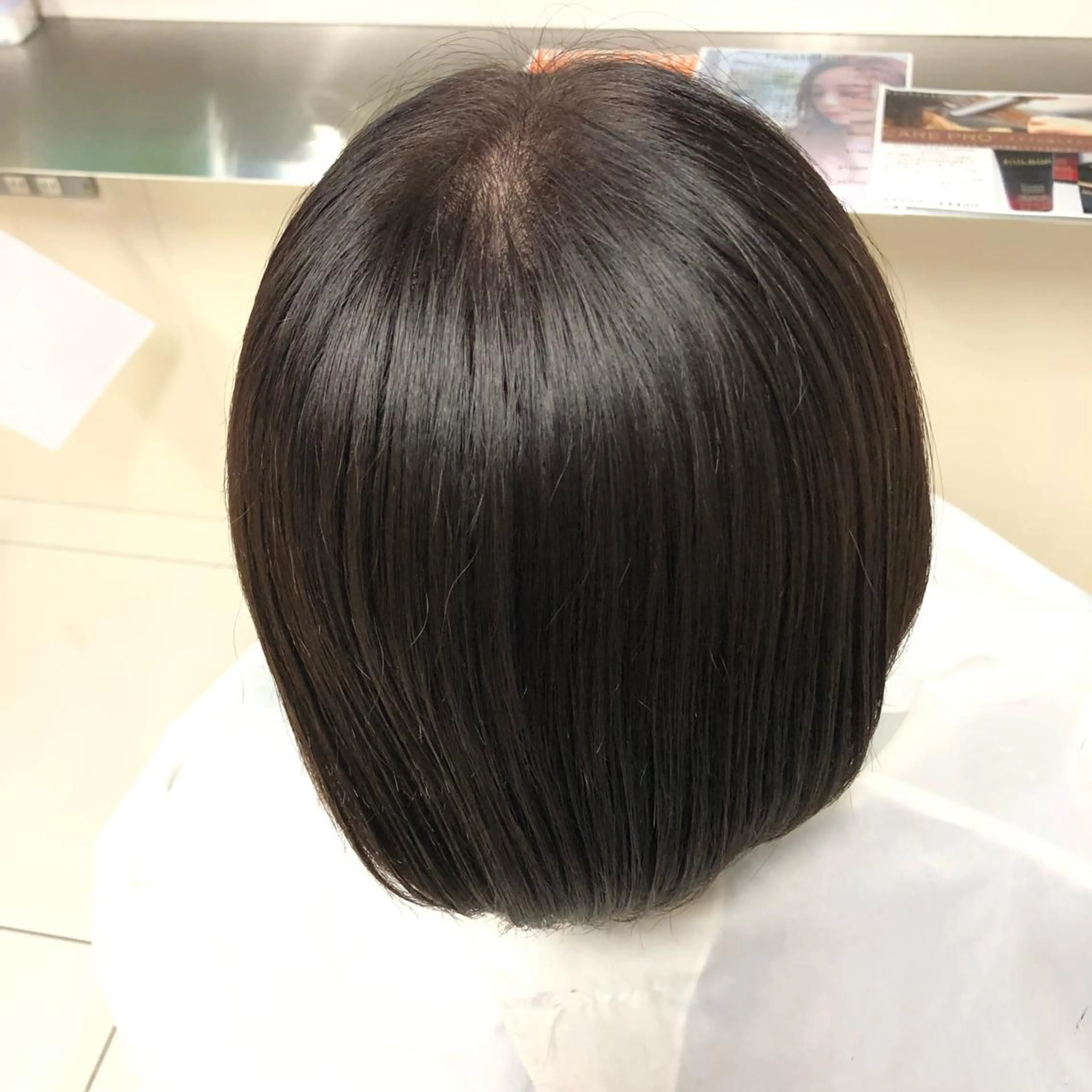 ショート まつ毛/アイブロウ /髪質改善カラーのヘアスタイル