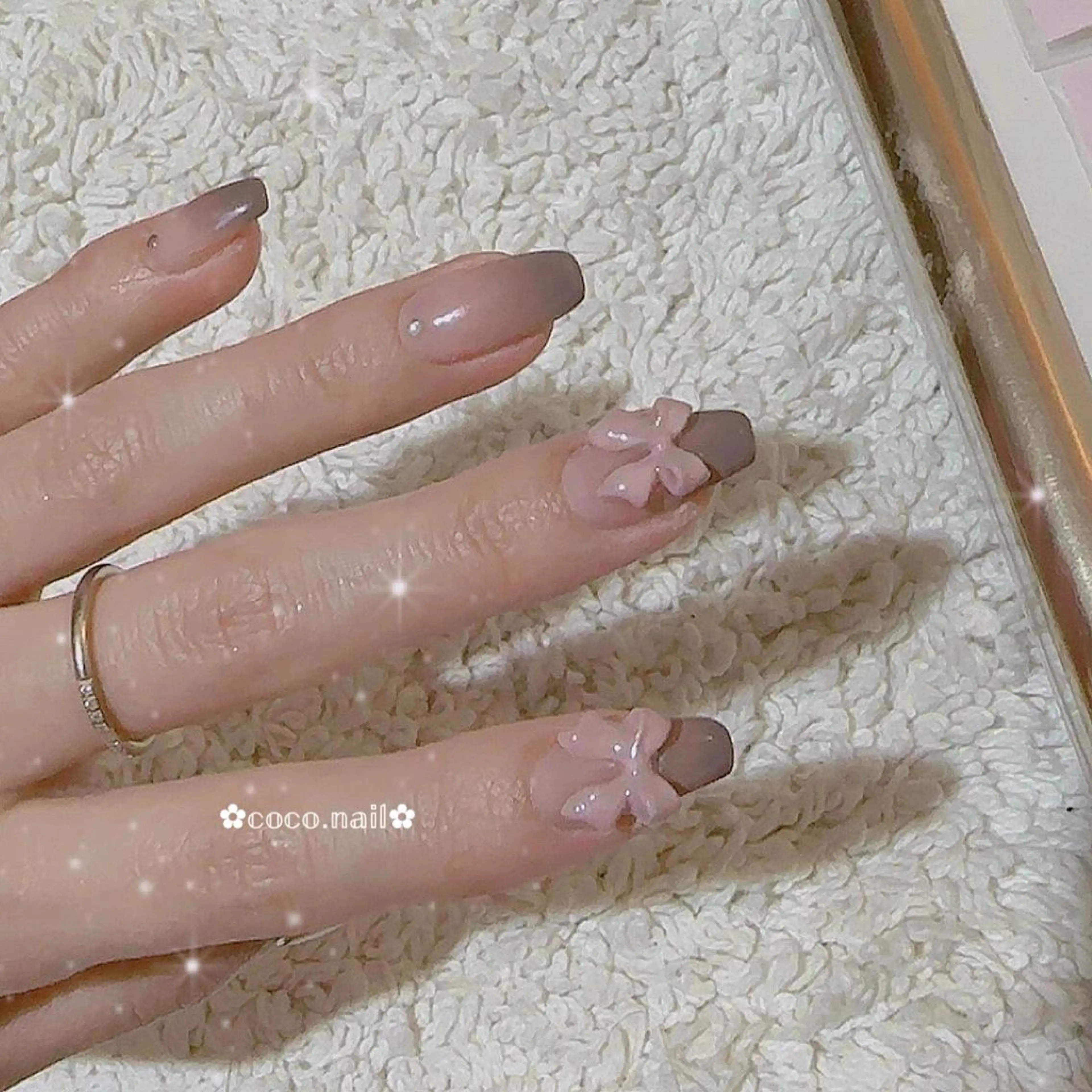 ネイル lili.nail y2k/長さ出しのネイルデザイン