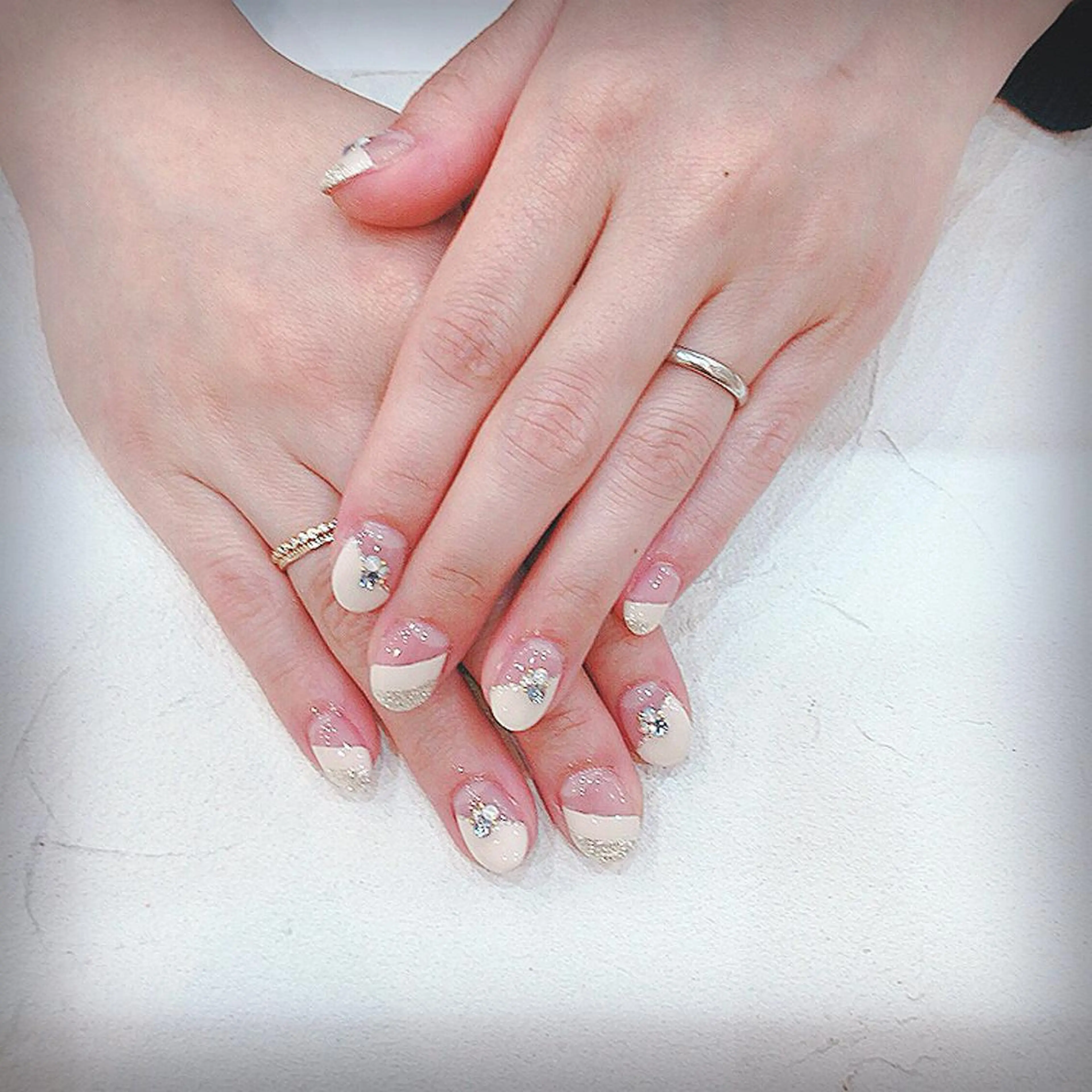 ネイル ブライダルネイル ♾nail 恵美のマツエク・マツパデザイン