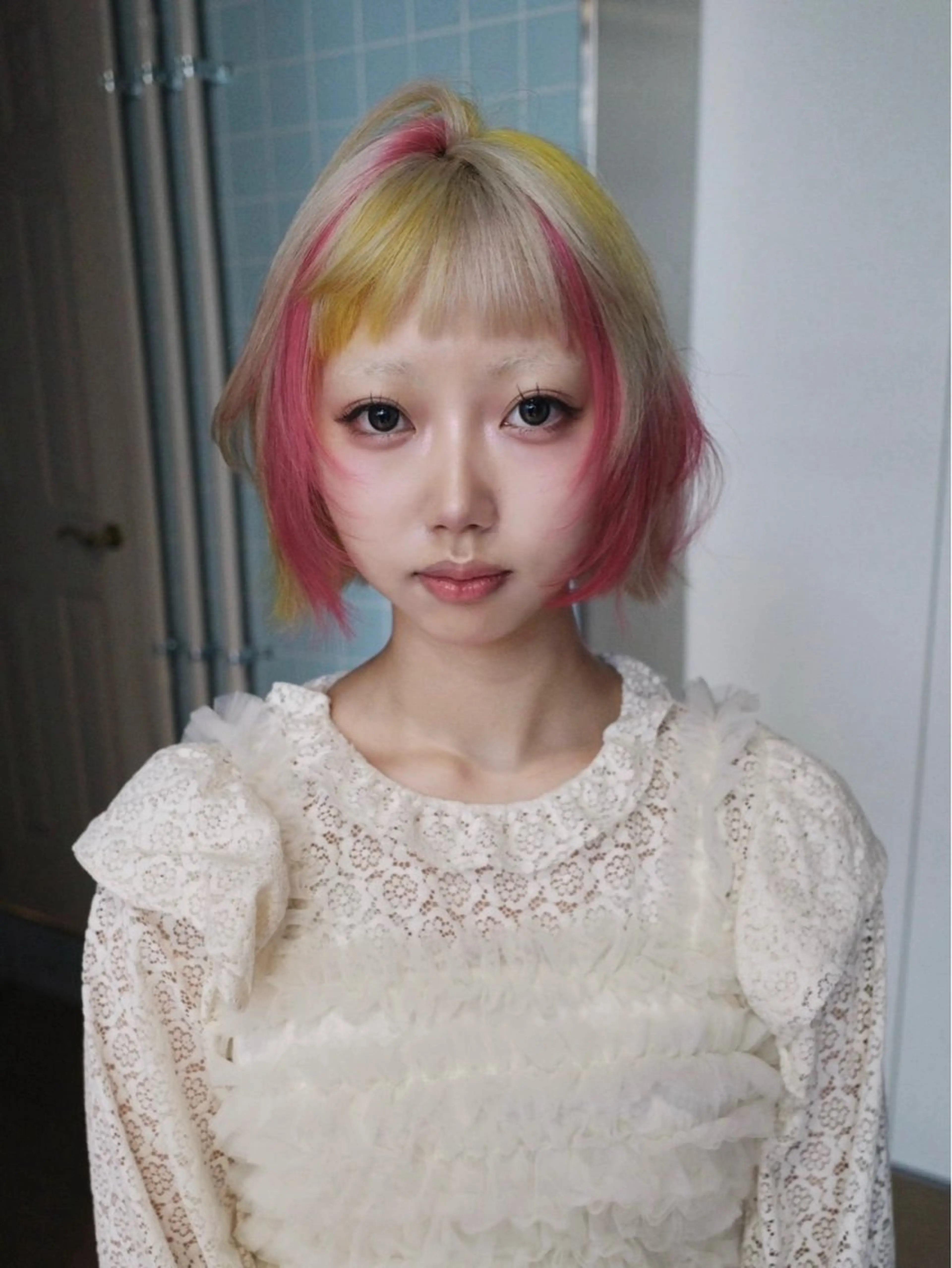 ショート カラー nakatsu aimuのヘアスタイル