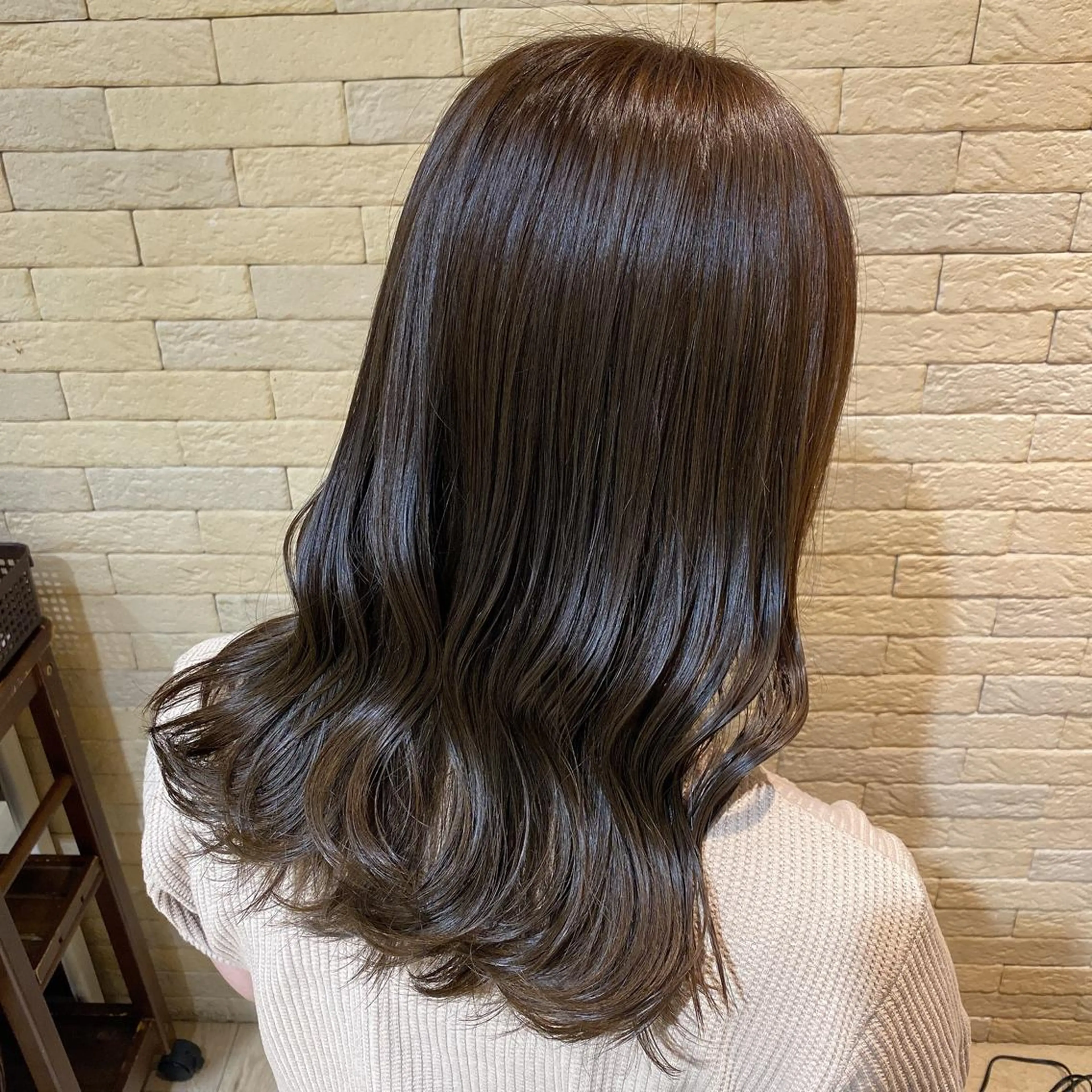 ミディアム ヘアカラー トリートメント ヘッドスパ 大野 美紅のヘアスタイル