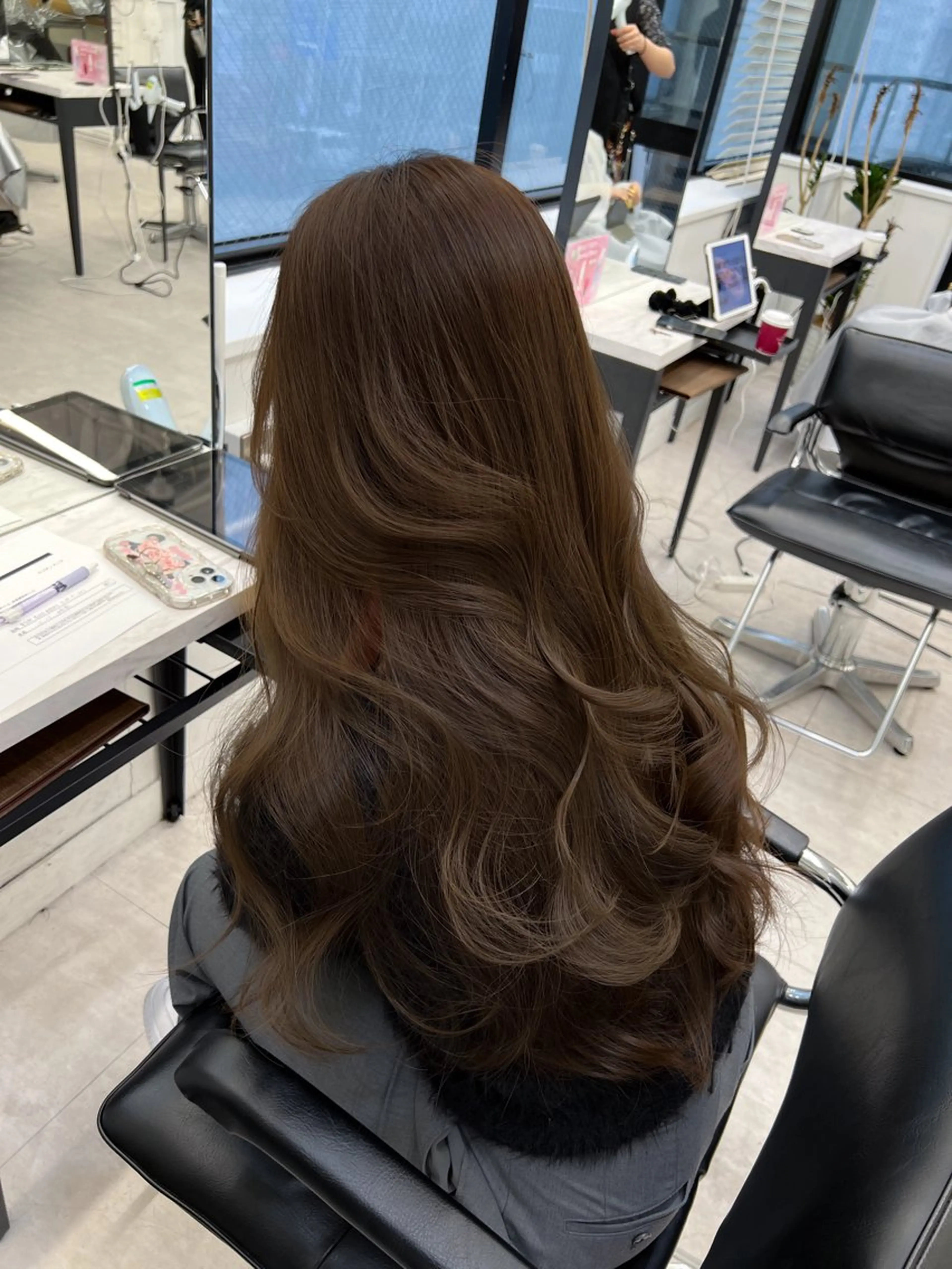 ロング カラー 映える顔まわり/前髪 特化 💗 ユキマのヘアスタイル