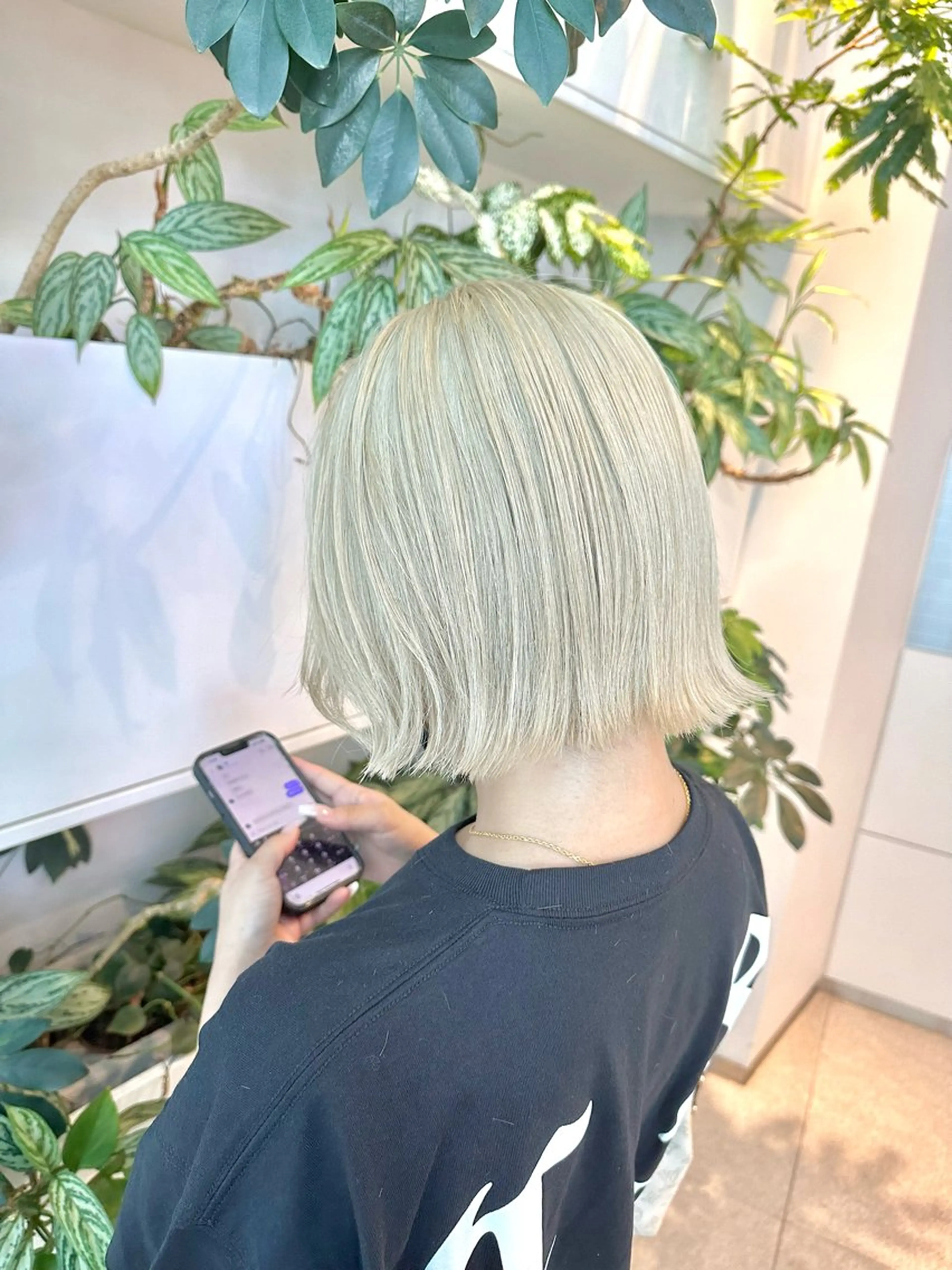 ショート ヘアカラー トリートメント 東北No.1完全個室 💐梶谷社長のヘアスタイル