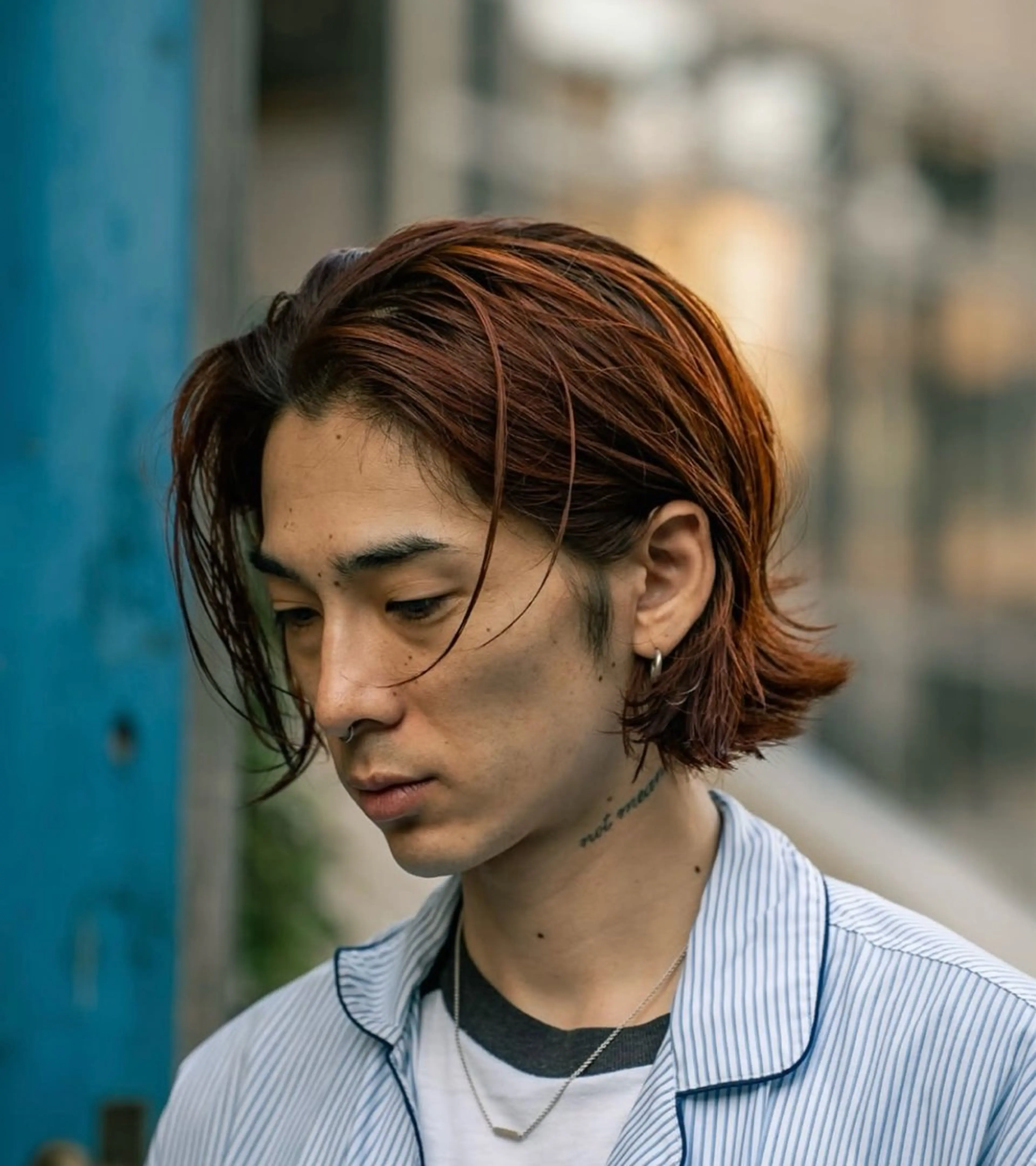 ミディアム カラー パーマ メンズ 🔗メンズサロン🔗 Kieのヘアスタイル