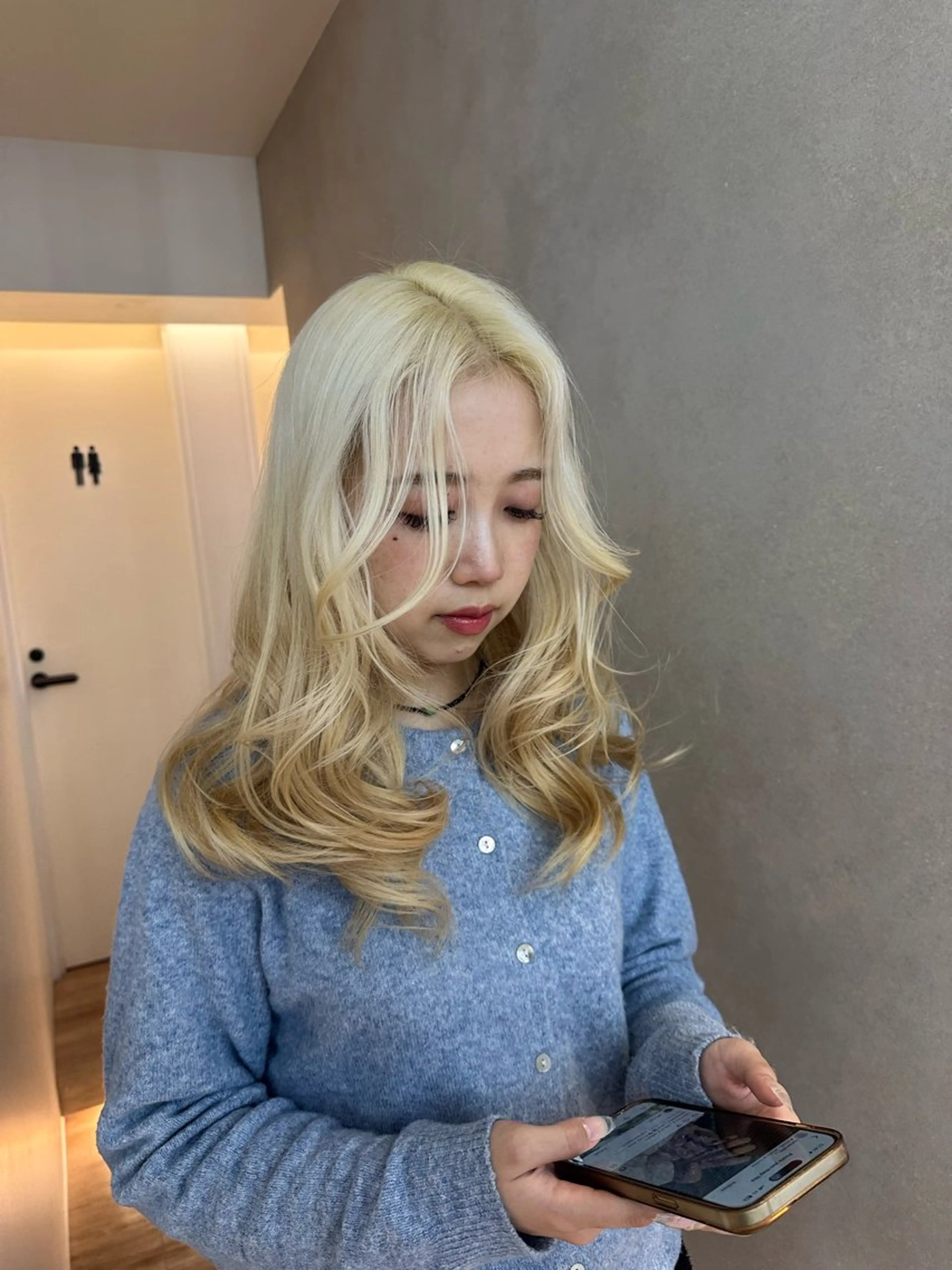 カラー ヘアカラー ハイトーン特化 pepe🎀のヘアスタイル