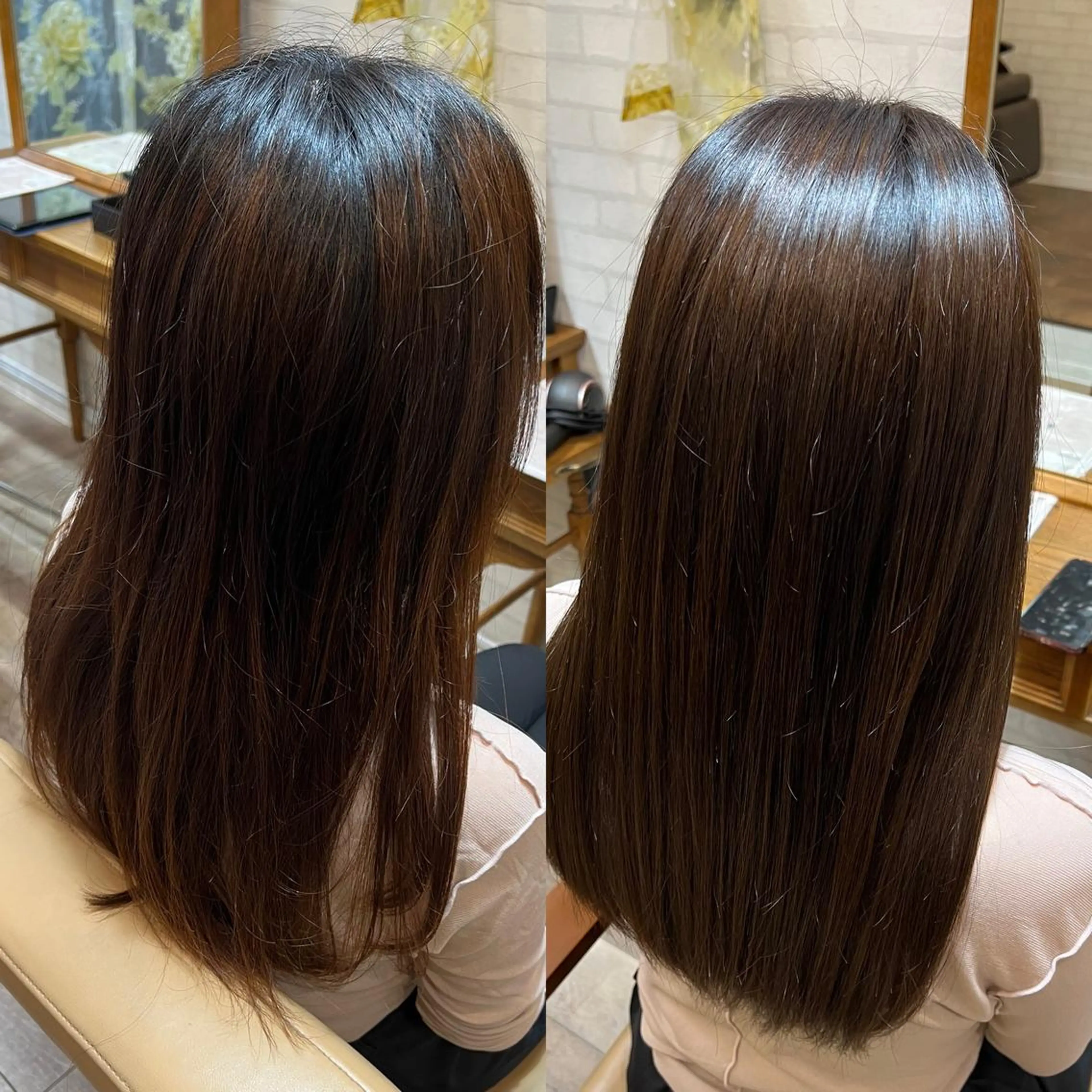 ロング トリートメント ヘアカラー トリートメント 白髪世代の悩み解決 阿部耕大のヘアスタイル