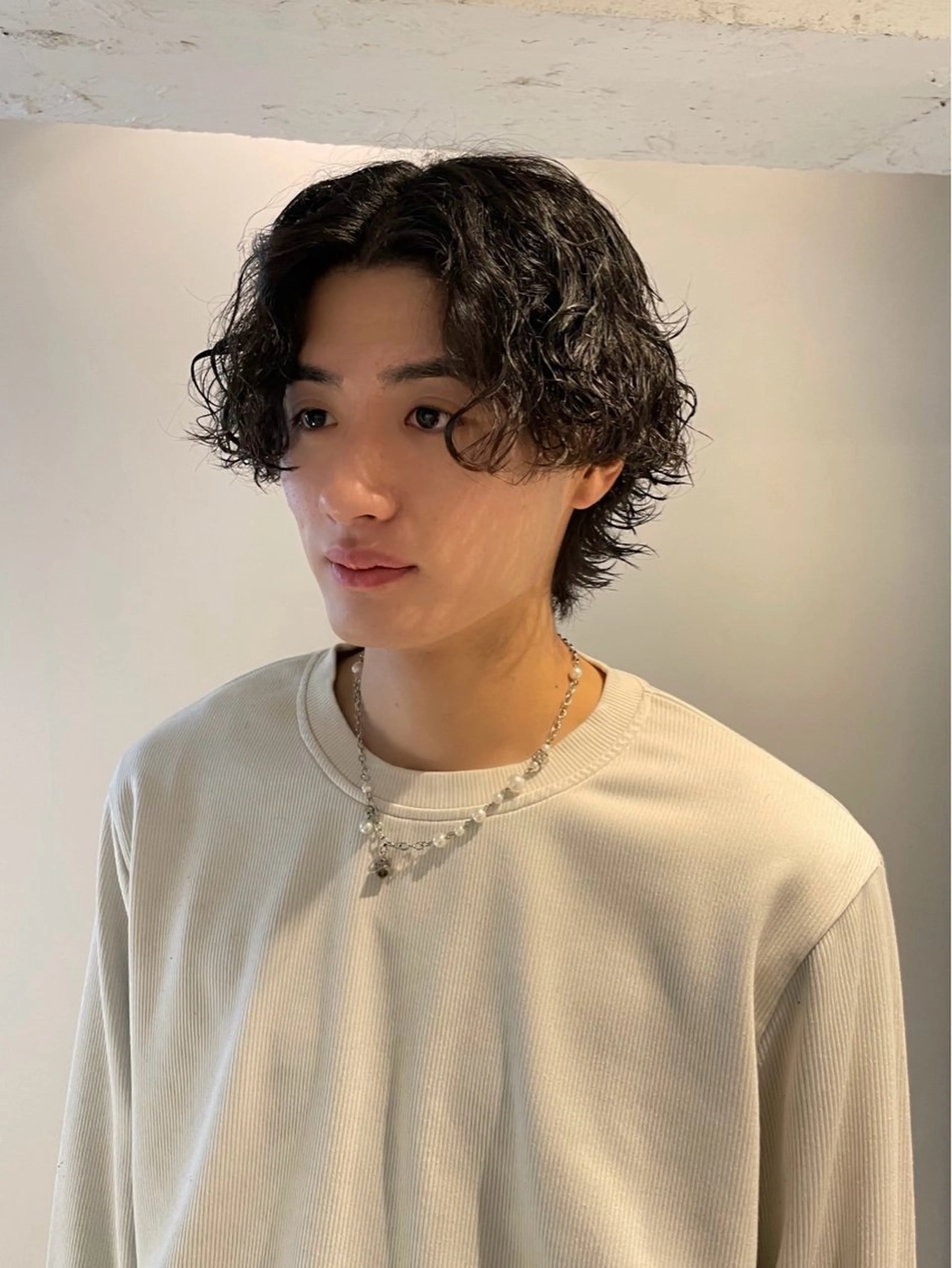 メンズカット+パーマの写真