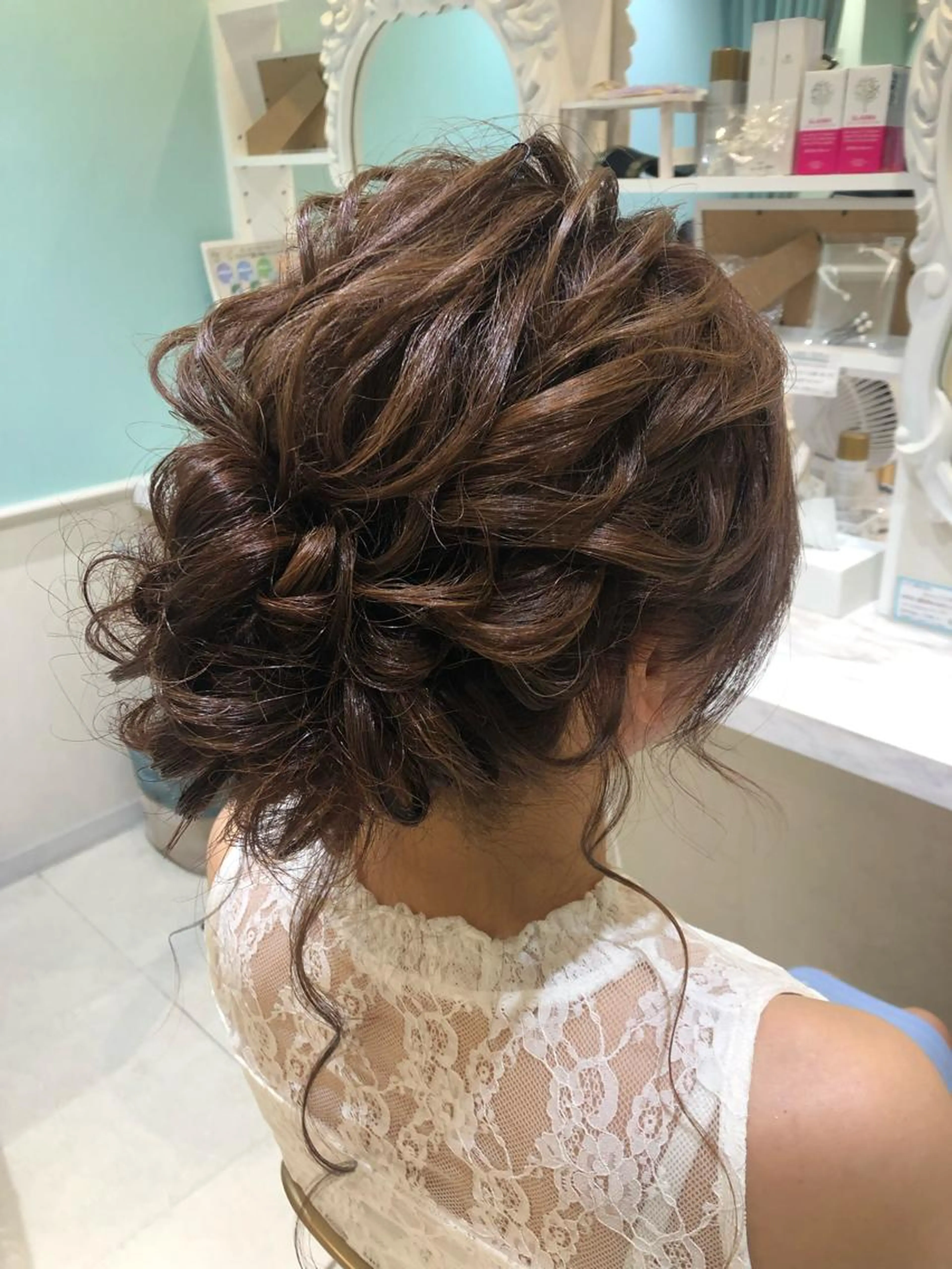 ヘアセットの写真