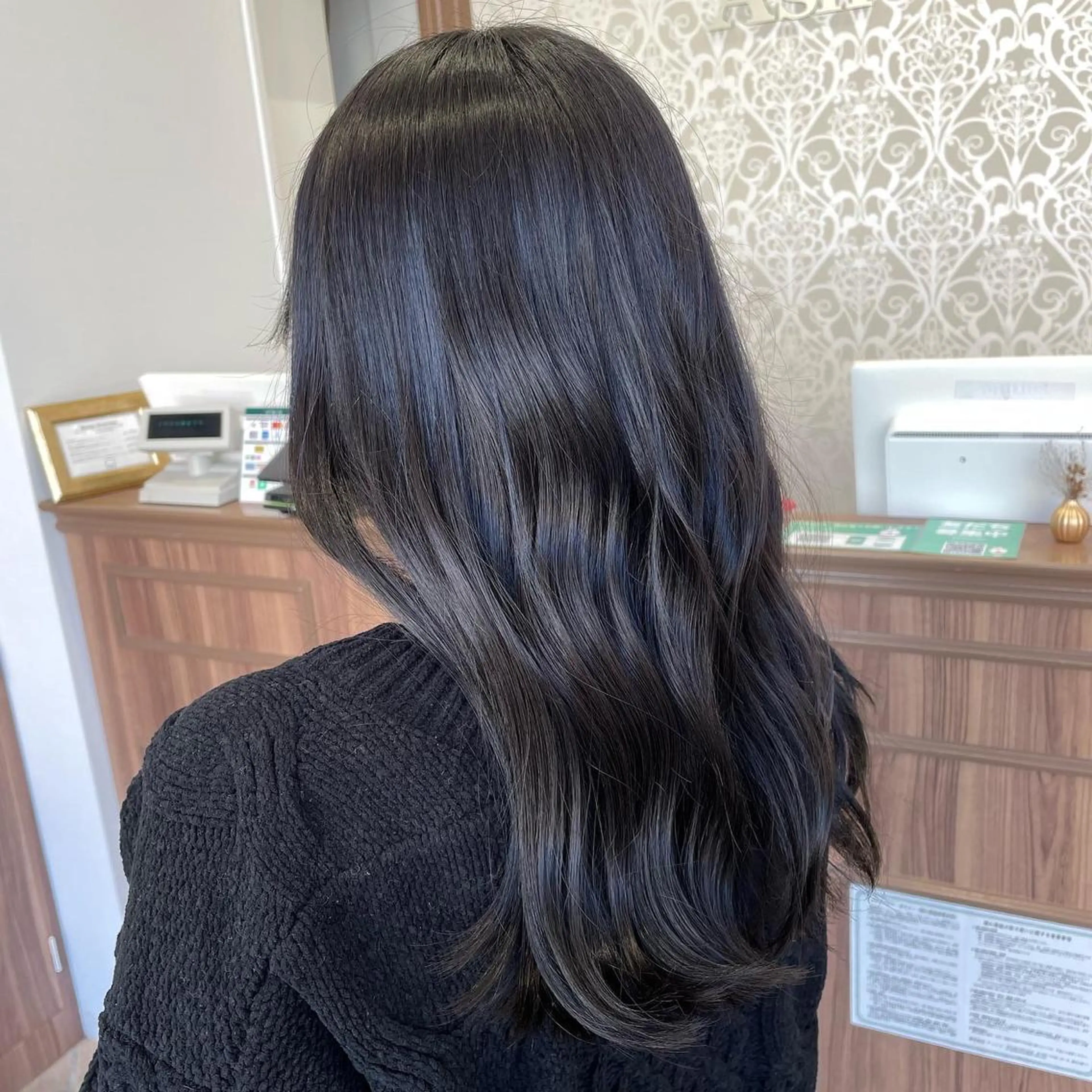 ロング カラー ヘアカラー トリートメント ナカタケ ユウのヘアスタイル