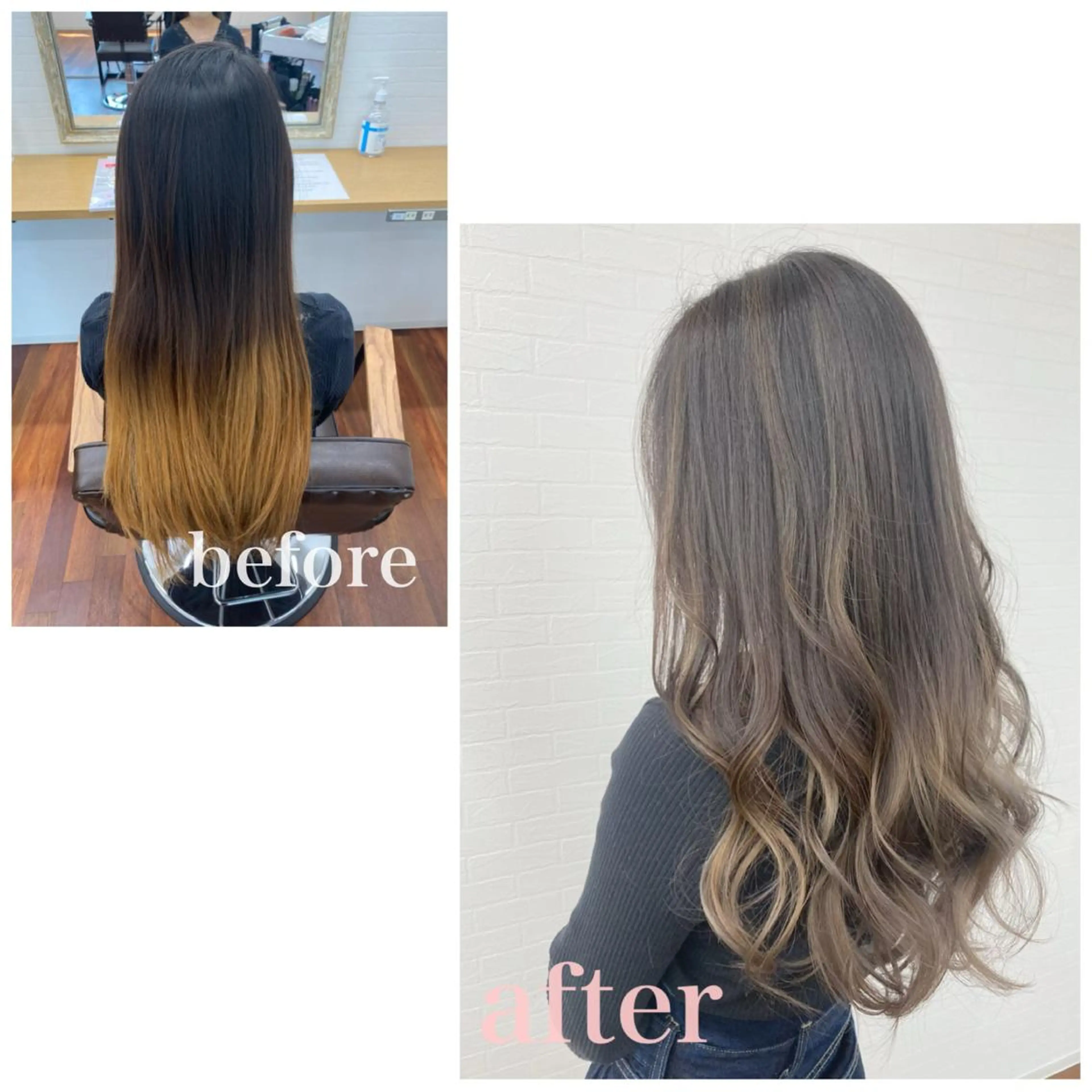 ロング カラー ハイライトカラー ハイライト GRANLUSSO 〜グランルッソ駅前店所属・木口 嘉美のヘアスタイル