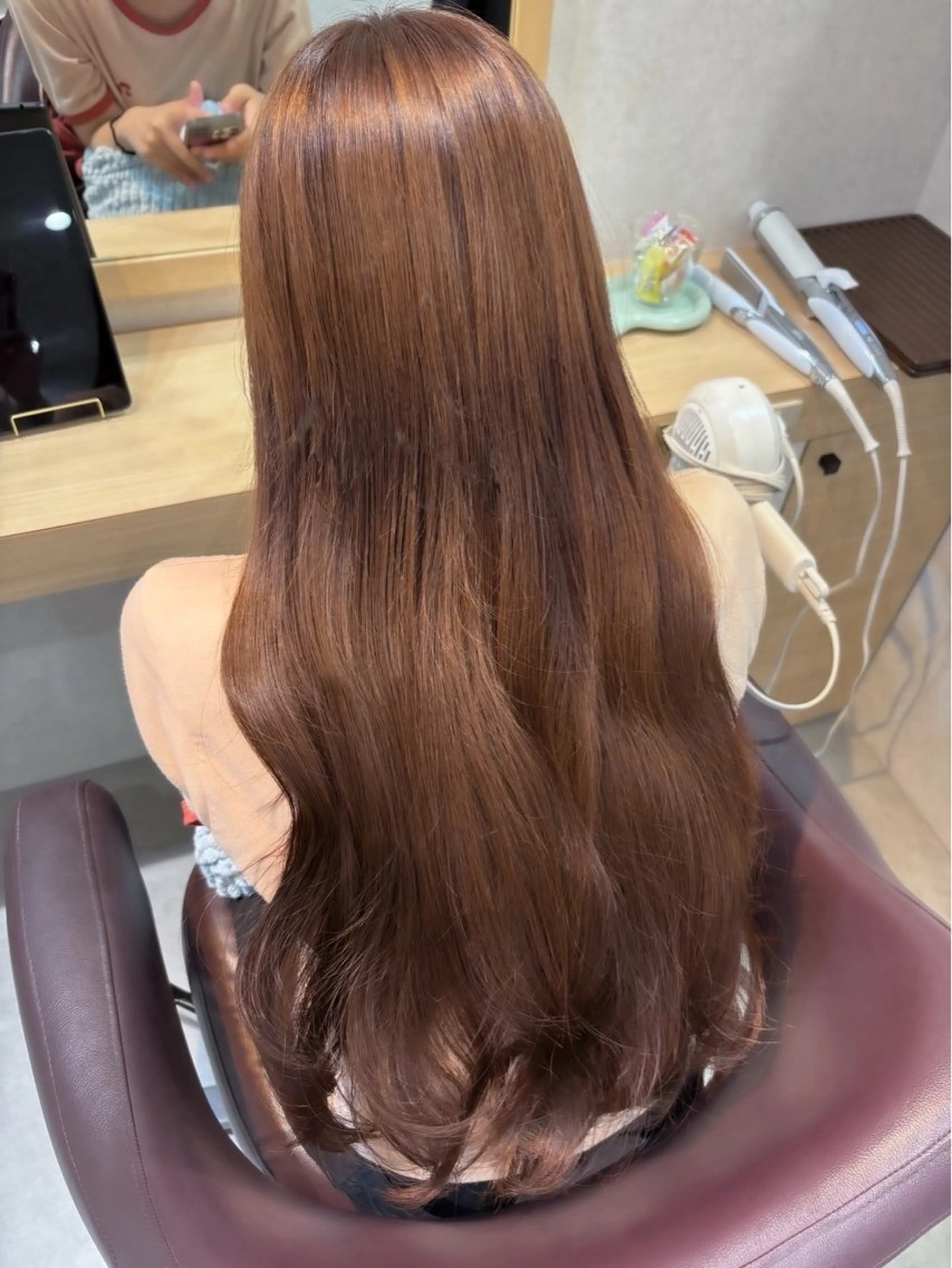 ロング カラー カット ヘアカラー トリートメント ブラウンカラー 🫧tomoka🫧のヘアスタイル