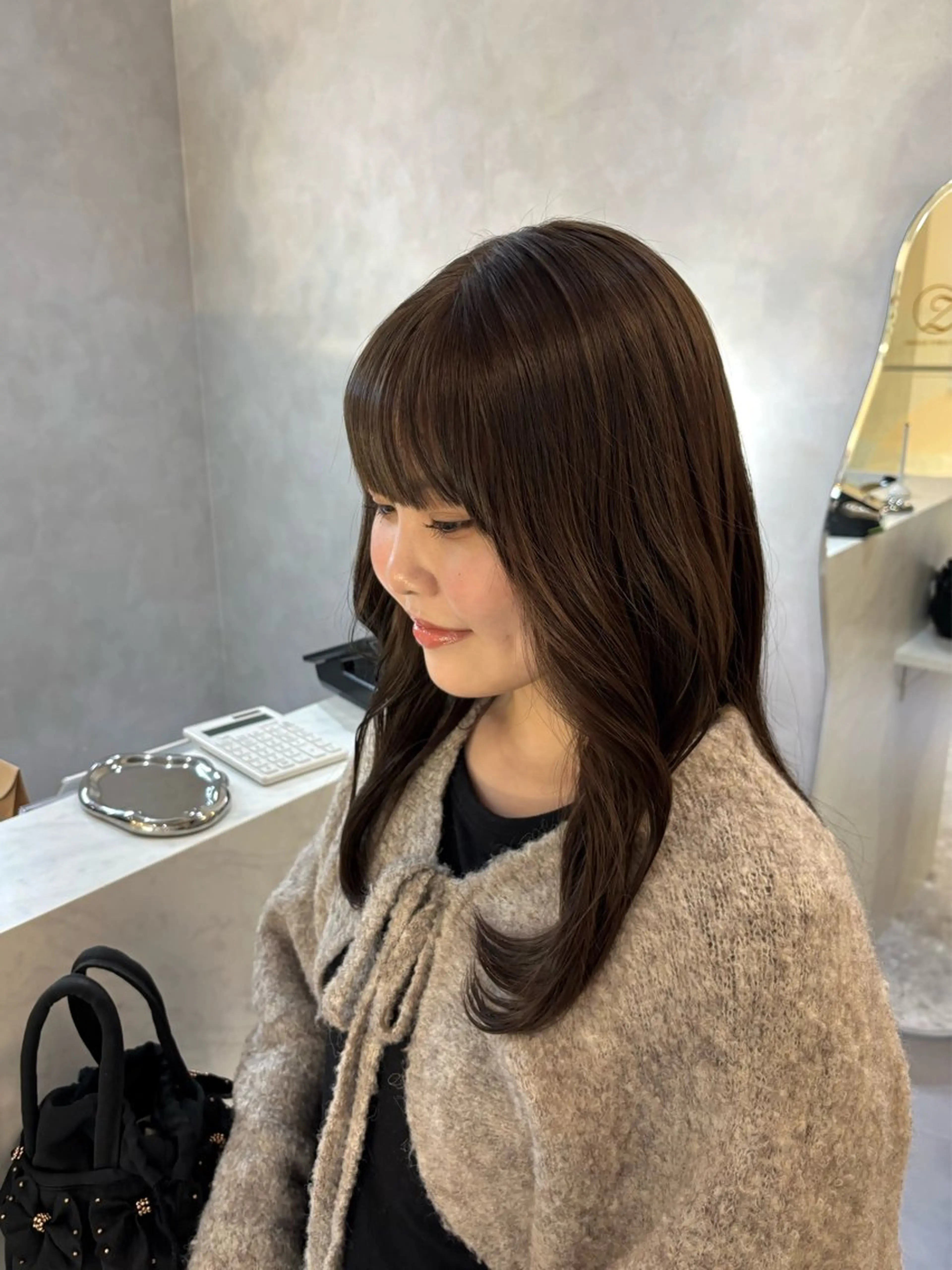 カラー ヘアカラー zina karin୨୧˙˳⋆のヘアスタイル