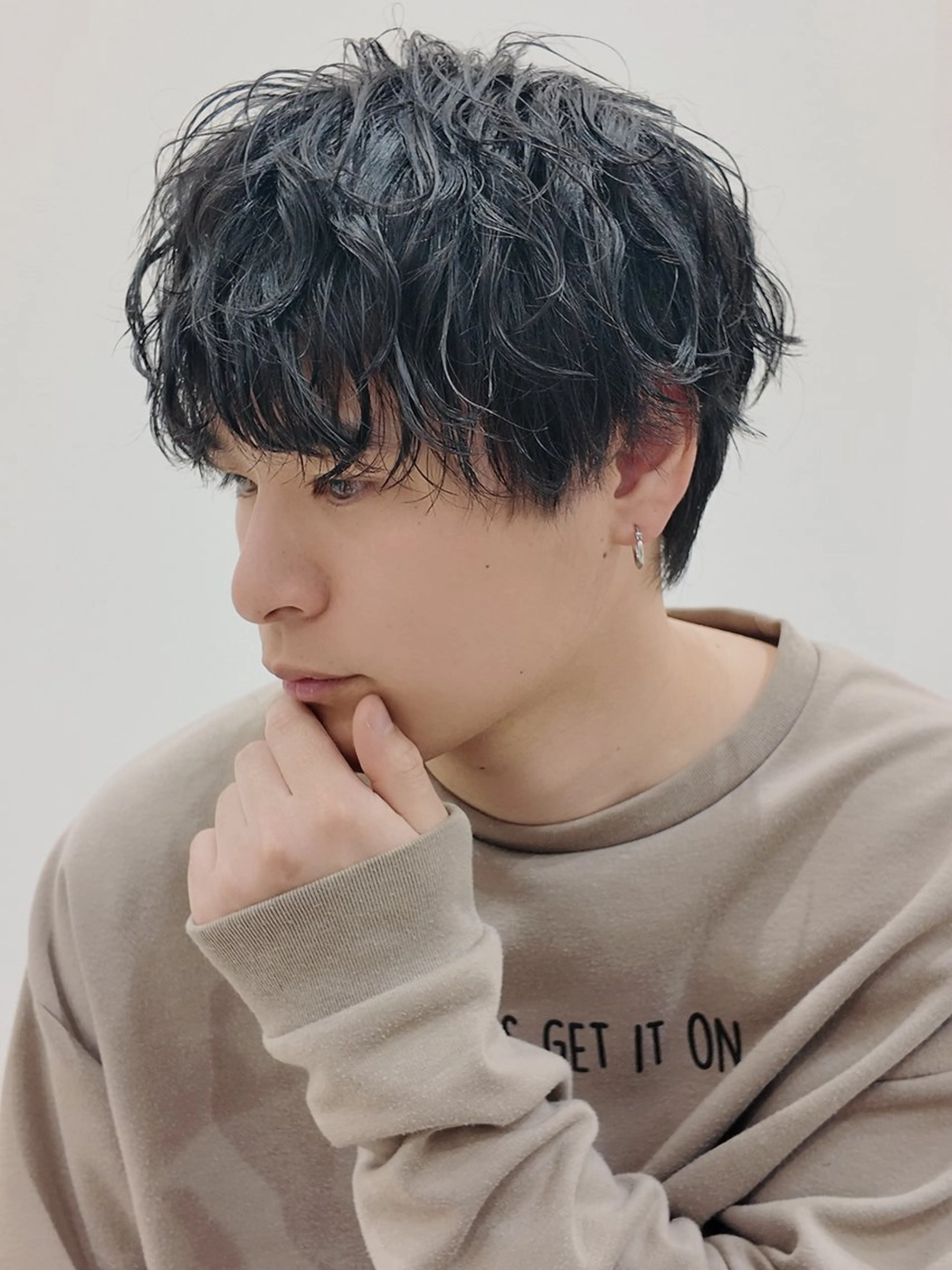 ショート パーマ メンズ SALOWIN名古屋Suite店所属・名古屋のメンズ特化 美容師/わたるのヘアスタイル