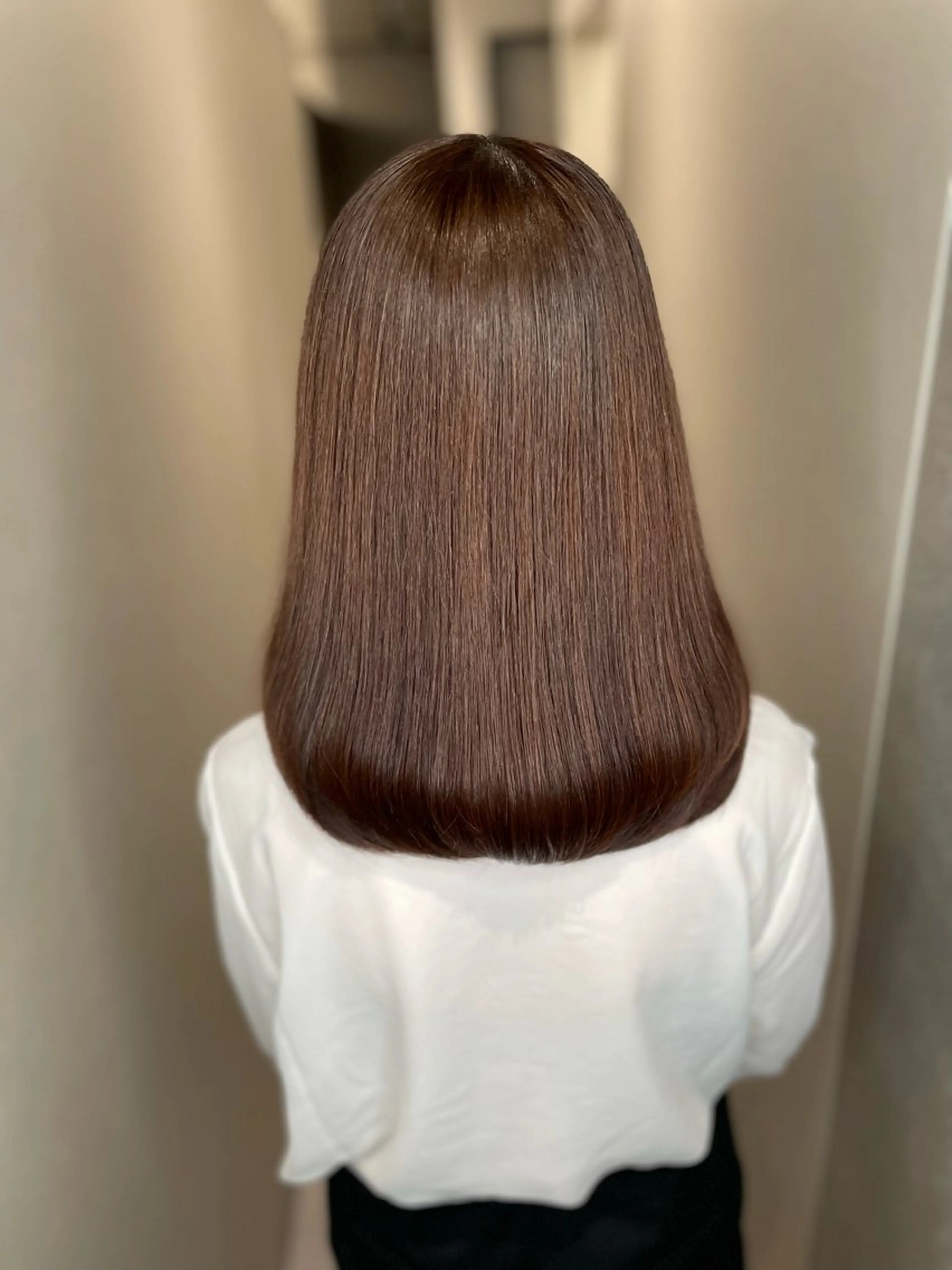 ミディアム 髪質改善 トリートメント 酸熱トリートメント 今井 勝也のヘアスタイル