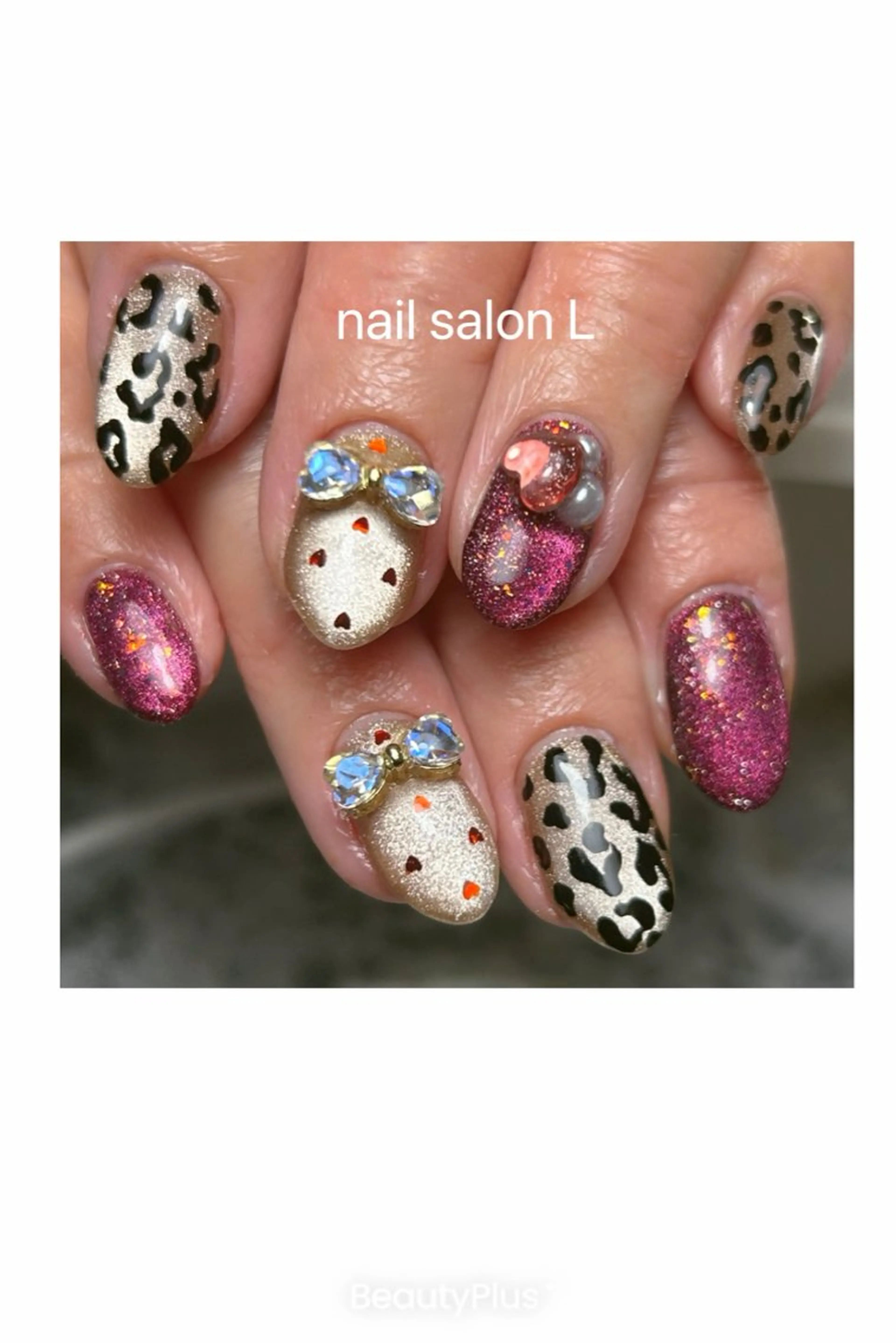 ネイル 持ち込み ハンドネイル 吉川市 ネイルサロンLのネイルデザイン