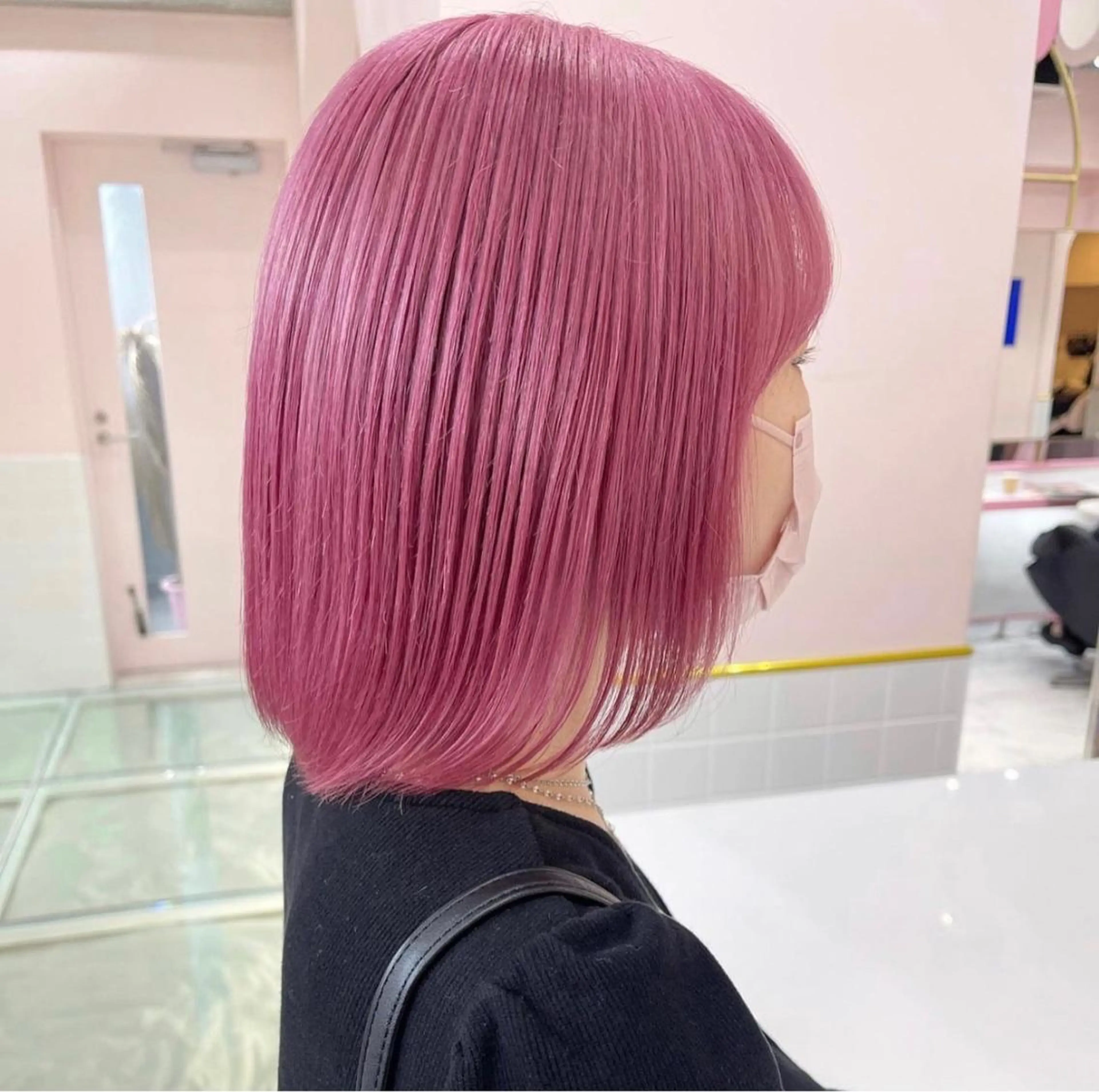ショート カラー ヘアカラー トリートメント 🦄垢抜けボブ特化× 暖色カラー未来🦄のヘアスタイル