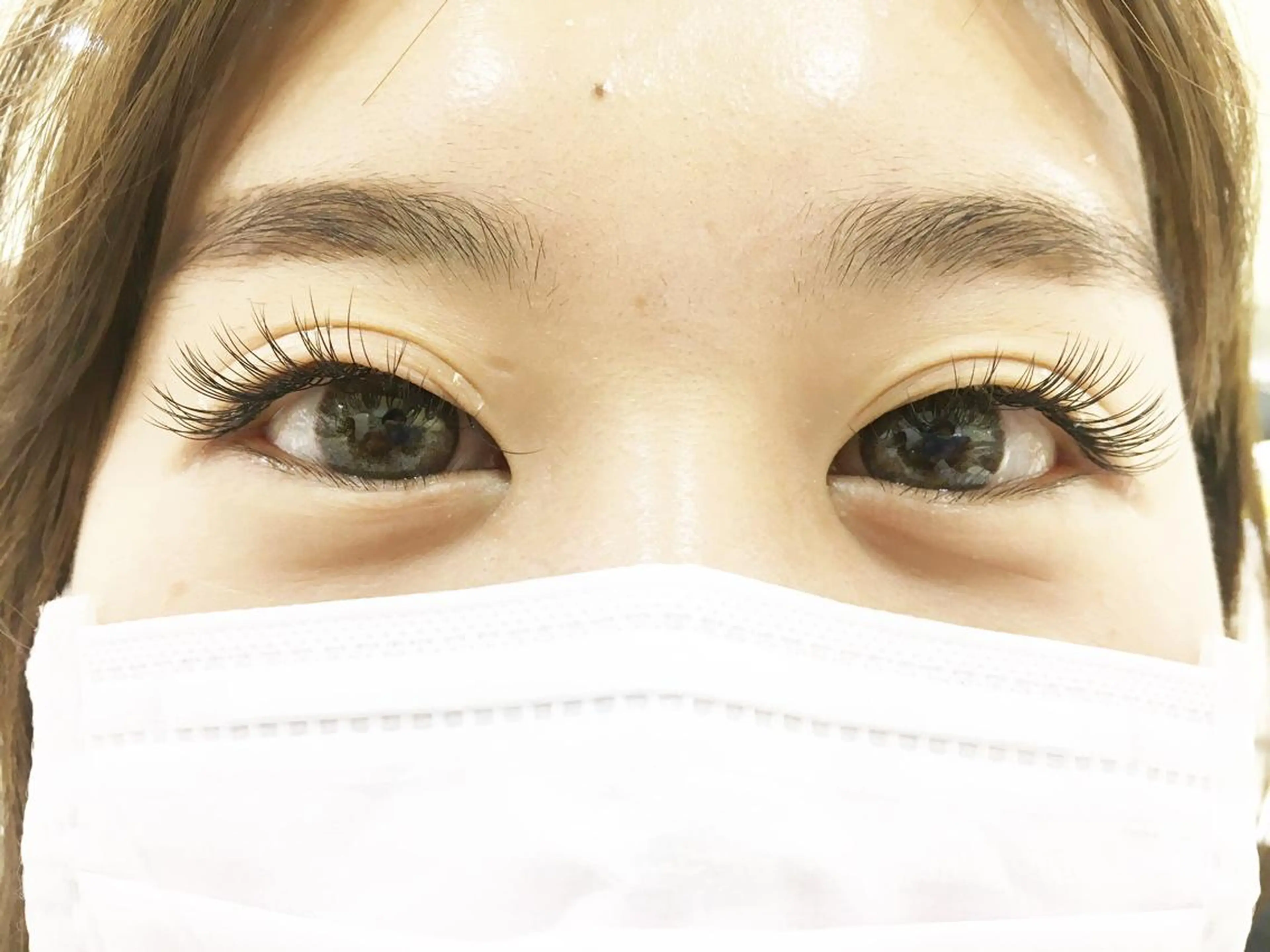 アップワードラッシュロック1時間半付け放題❤️100束は絶対付きます☺️❤️下がりまつげ、よりぱっちり見せたい方にぜひ！の写真