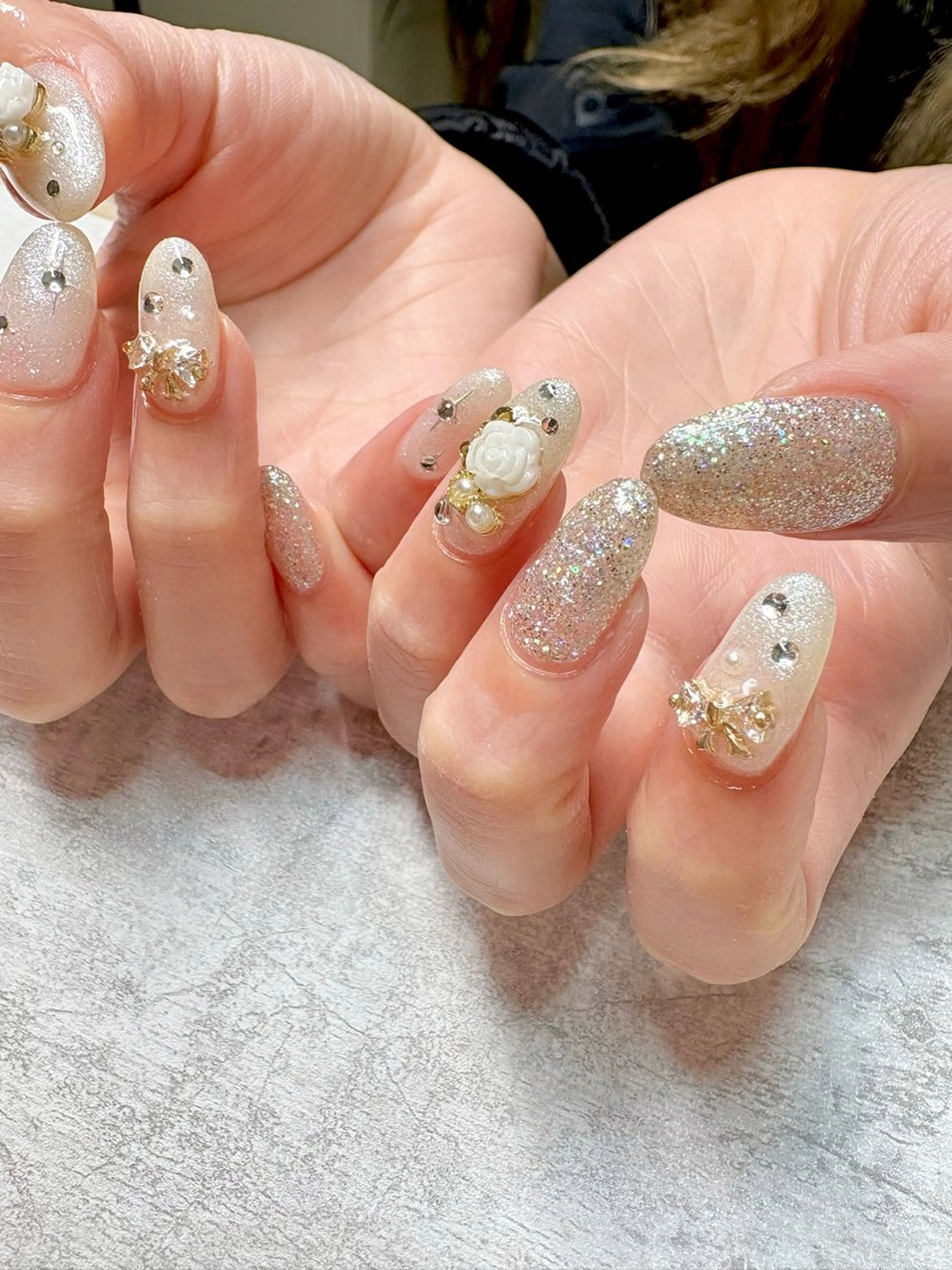 ネイル キラキラネイル 韓国ネイル 持ち込み BEAUTY GARDEN 【nail salon unseul】所属・nana .のネイルデザイン