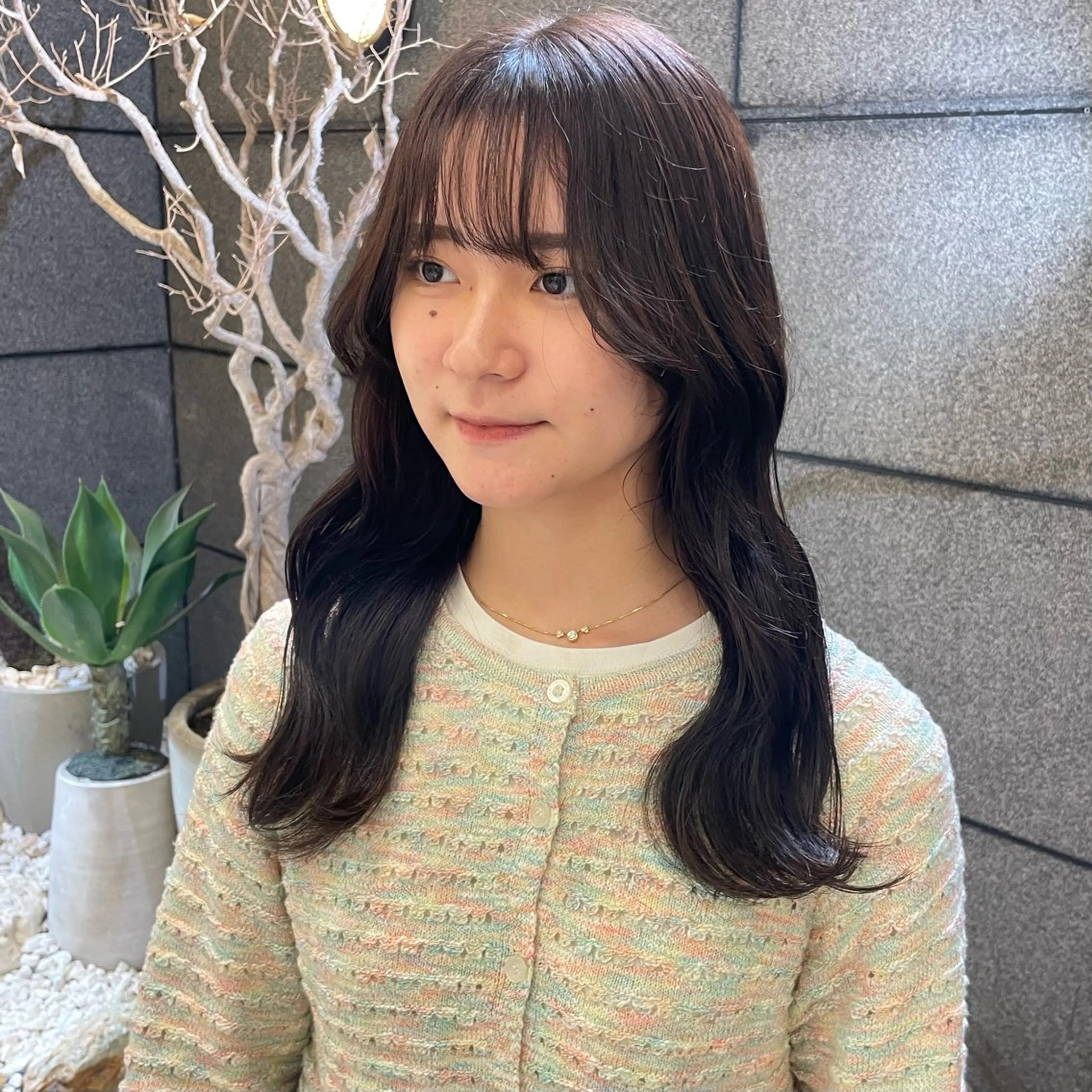 ロング カラー 透明感カラー/ 縮毛矯正/ユイ☆彡のヘアスタイル