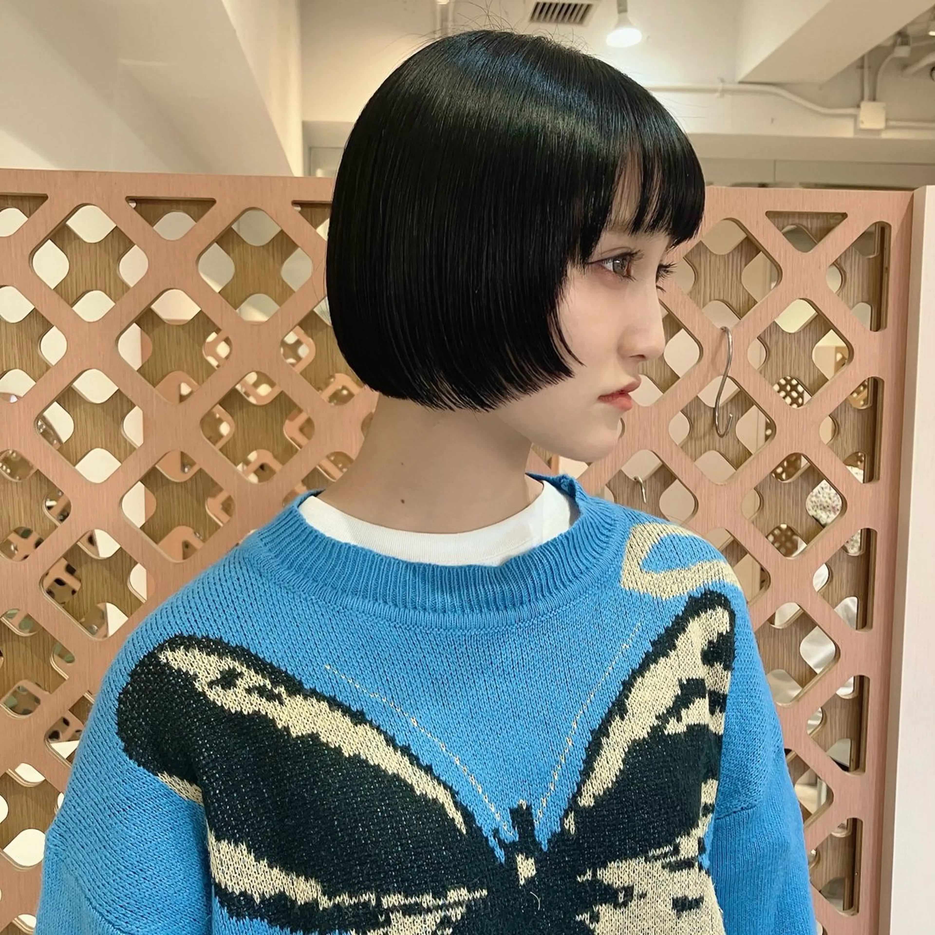 ショート ボブレイヤー ボブ レイヤーカット カット ヘッドスパ 川間 将彦のヘアスタイル