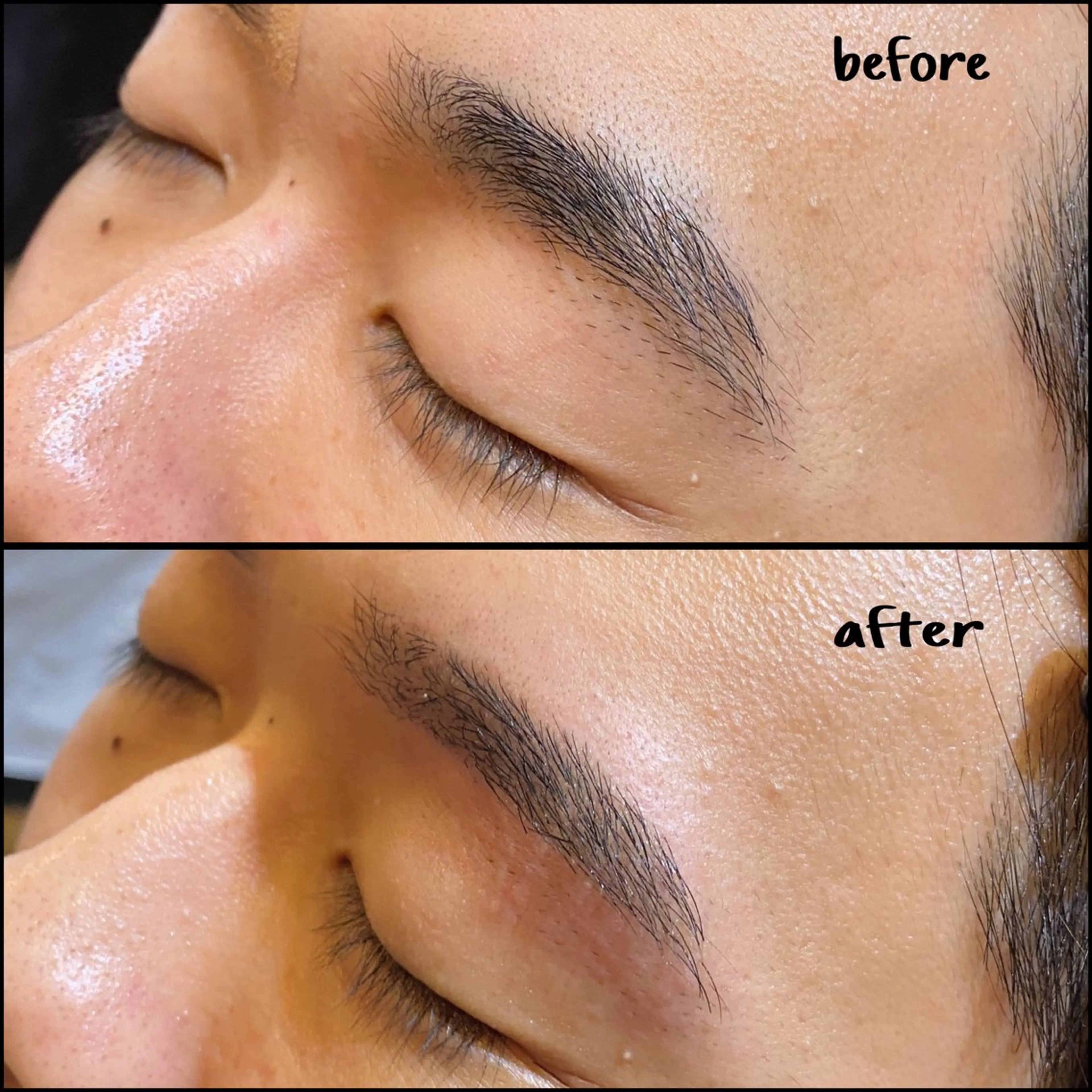 メンズ アイブロウ 眉毛ワックス脱毛 ワックス脱毛 シールエクステ 🐁ONOの眉毛・アイブロウイメージ