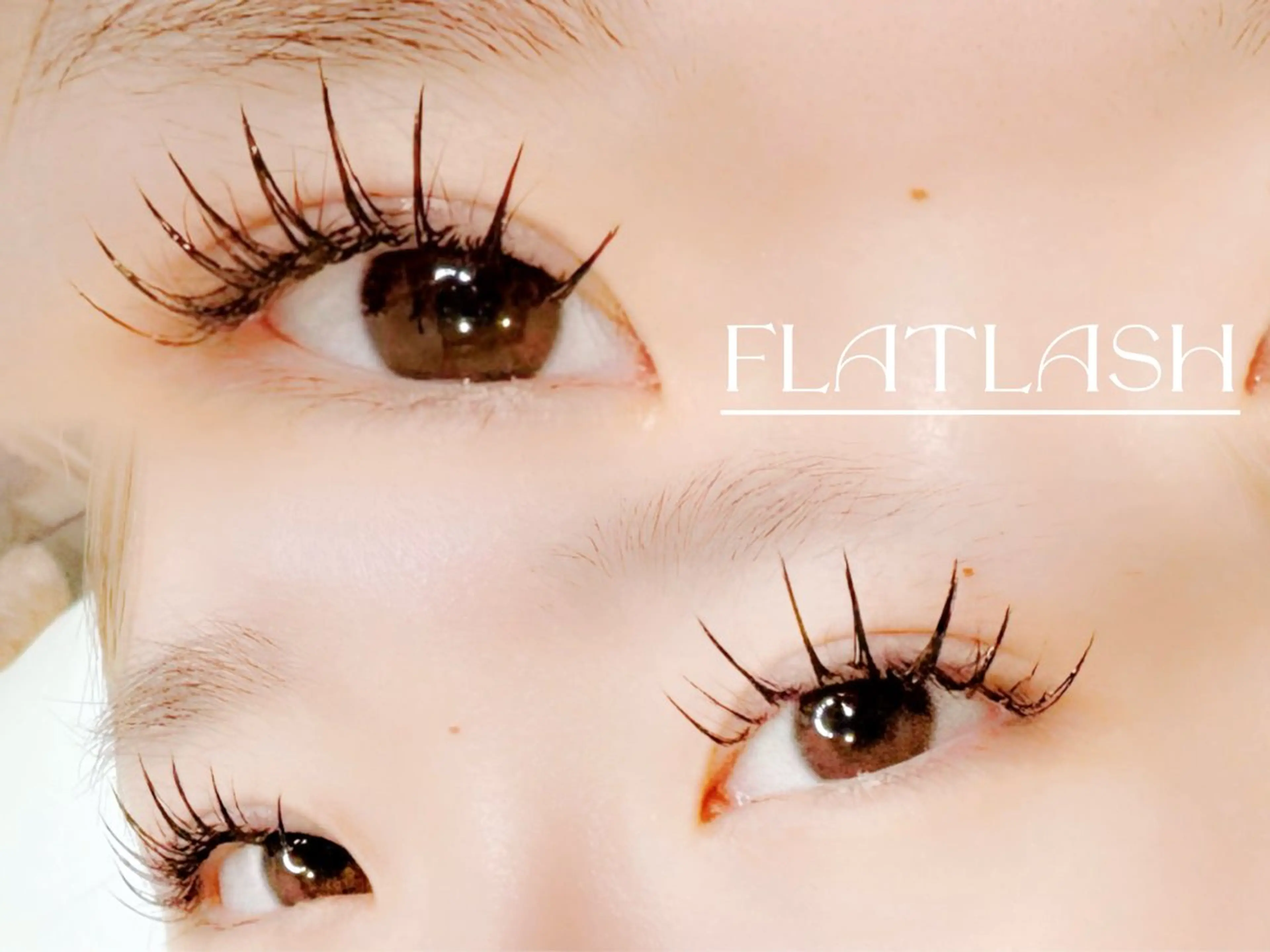 マツエク・マツパ フラットラッシュ Lカール ～petiteCoco～eye&eyebrowStudio所属・petiteCoco /長野 麗衣奈のマツエク・マツパデザイン