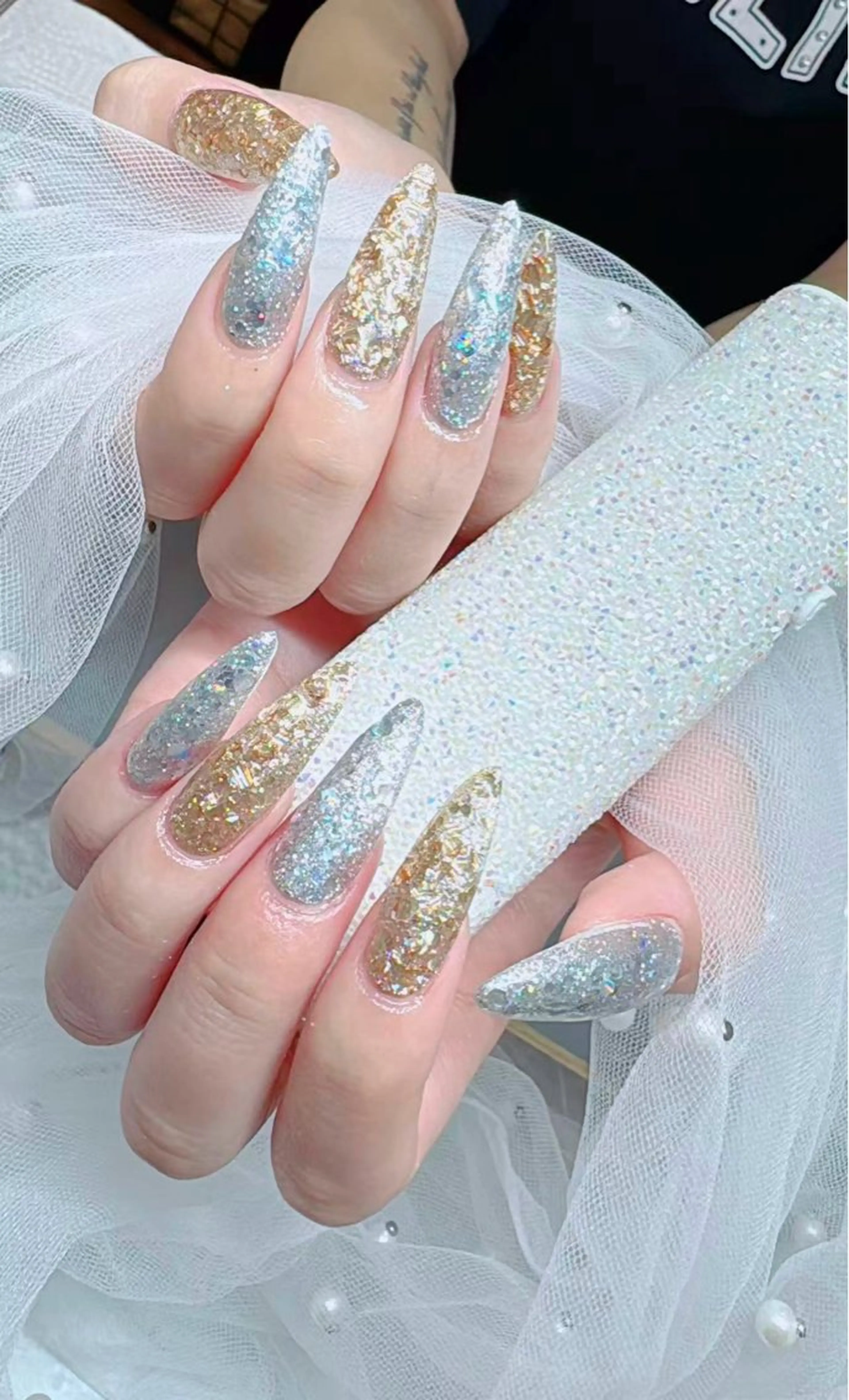 ネイル フットネイル フレンチネイル ジェルネイル ガラスフレンチ 韓国ネイル ハンドネイル ハンドケア The Nail & Eye Lashのその他イメージ