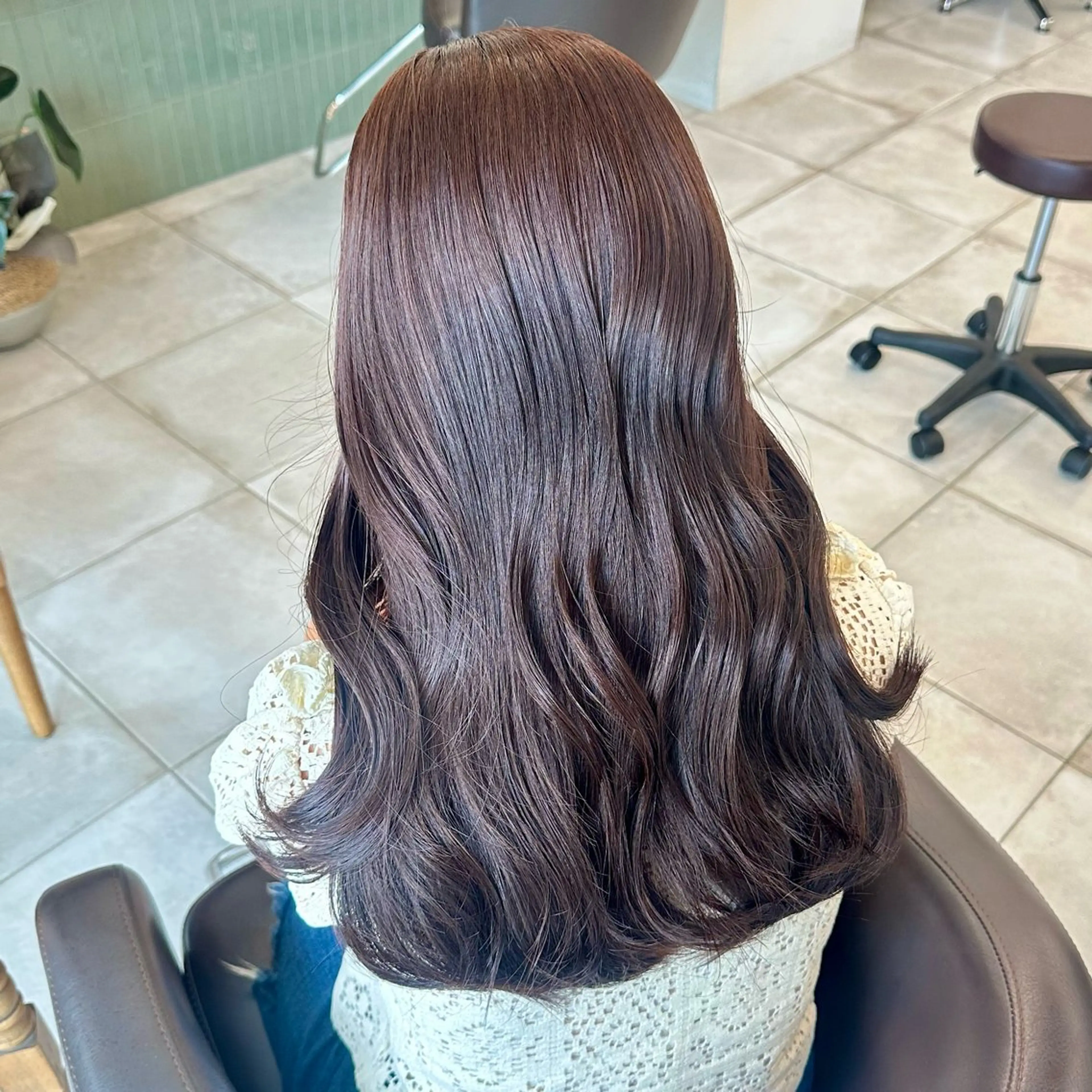 セミロング カラー カット ヘアカラー トリートメント ブリーチなし/レイヤ ー特化🌈Tommyのヘアスタイル