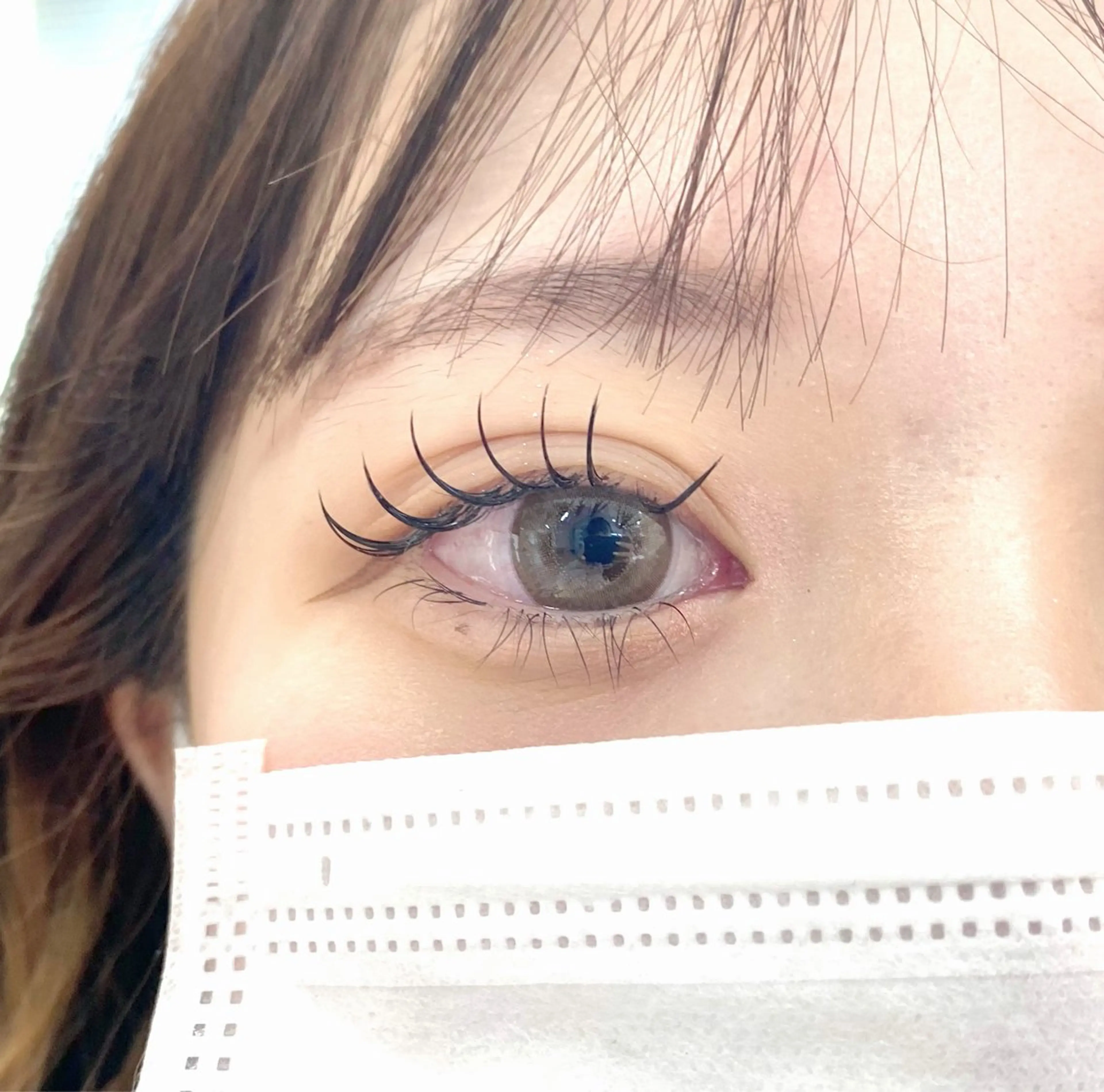 マツエク・マツパ フラットラッシュ クリアアイあべのベルタ店所属・クリアアイ ベルタ店 盛山のマツエク・マツパデザイン