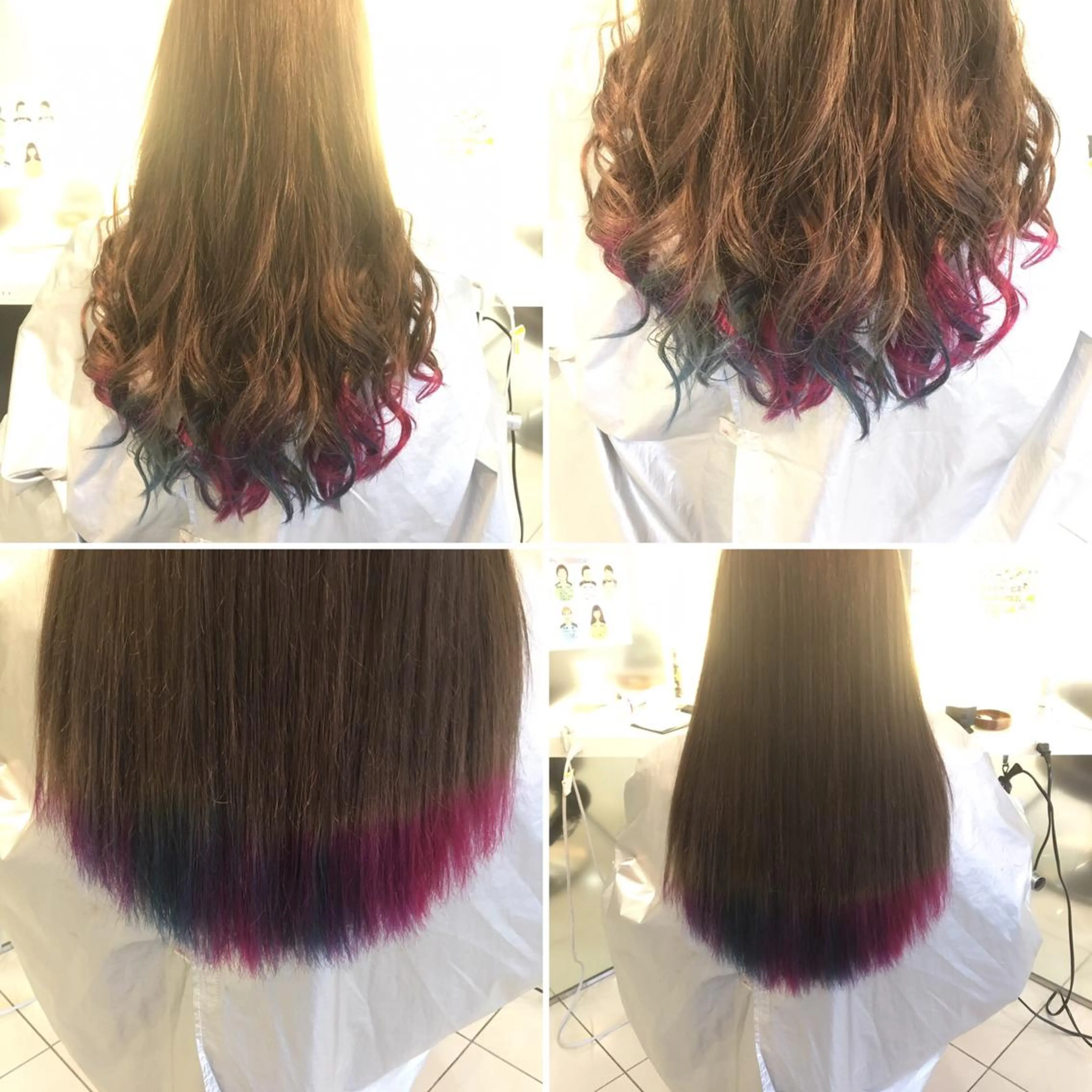 ロング カラー グレージュ 髪質改善 頭身浴/ 中田のヘアスタイル